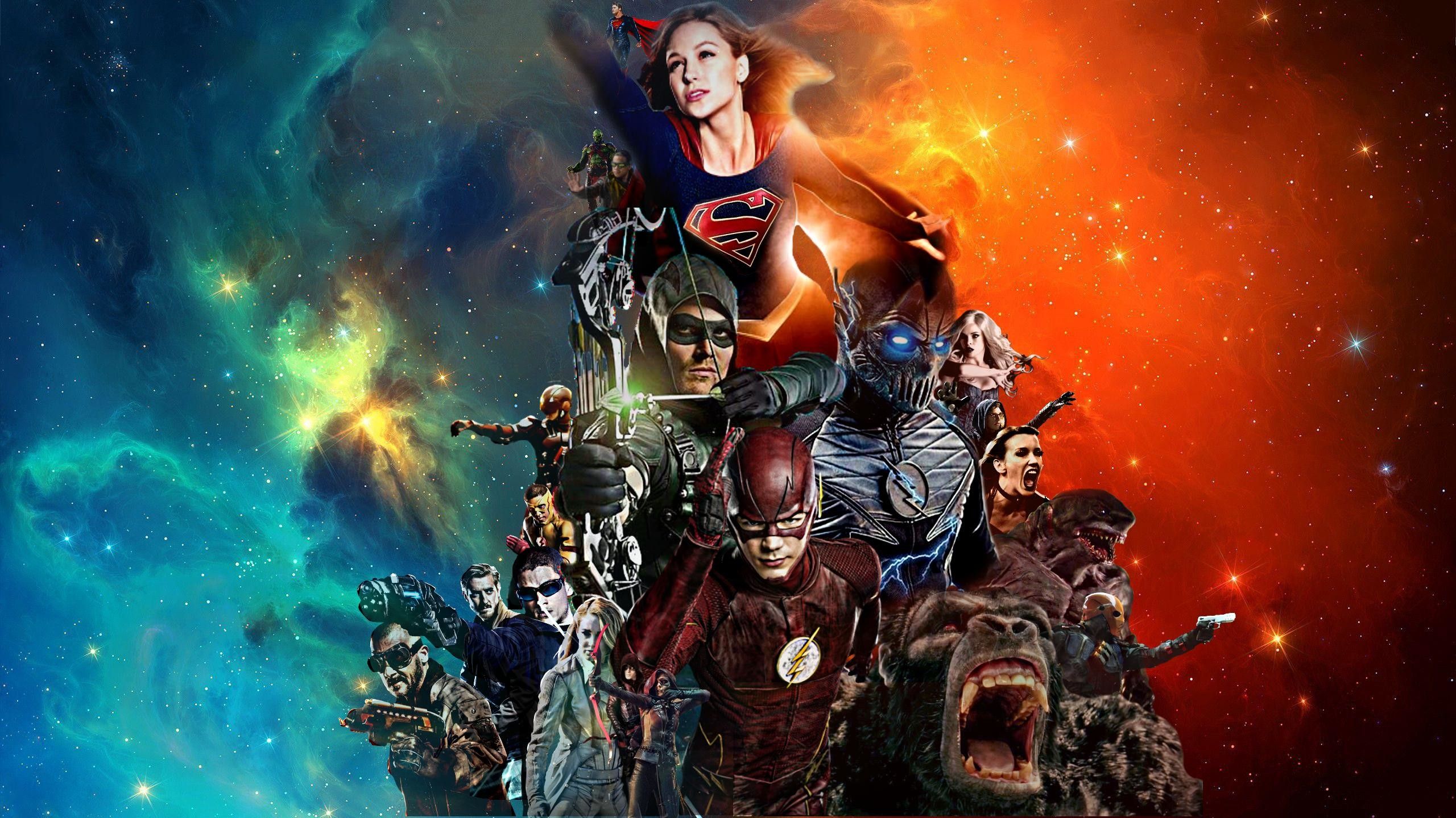 Green Arrow Flash CW Wallpaper