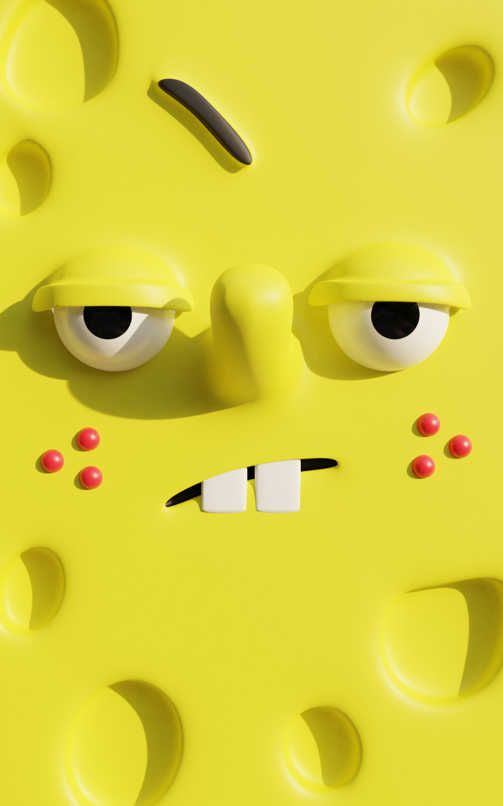 3D wallpaper spongebob