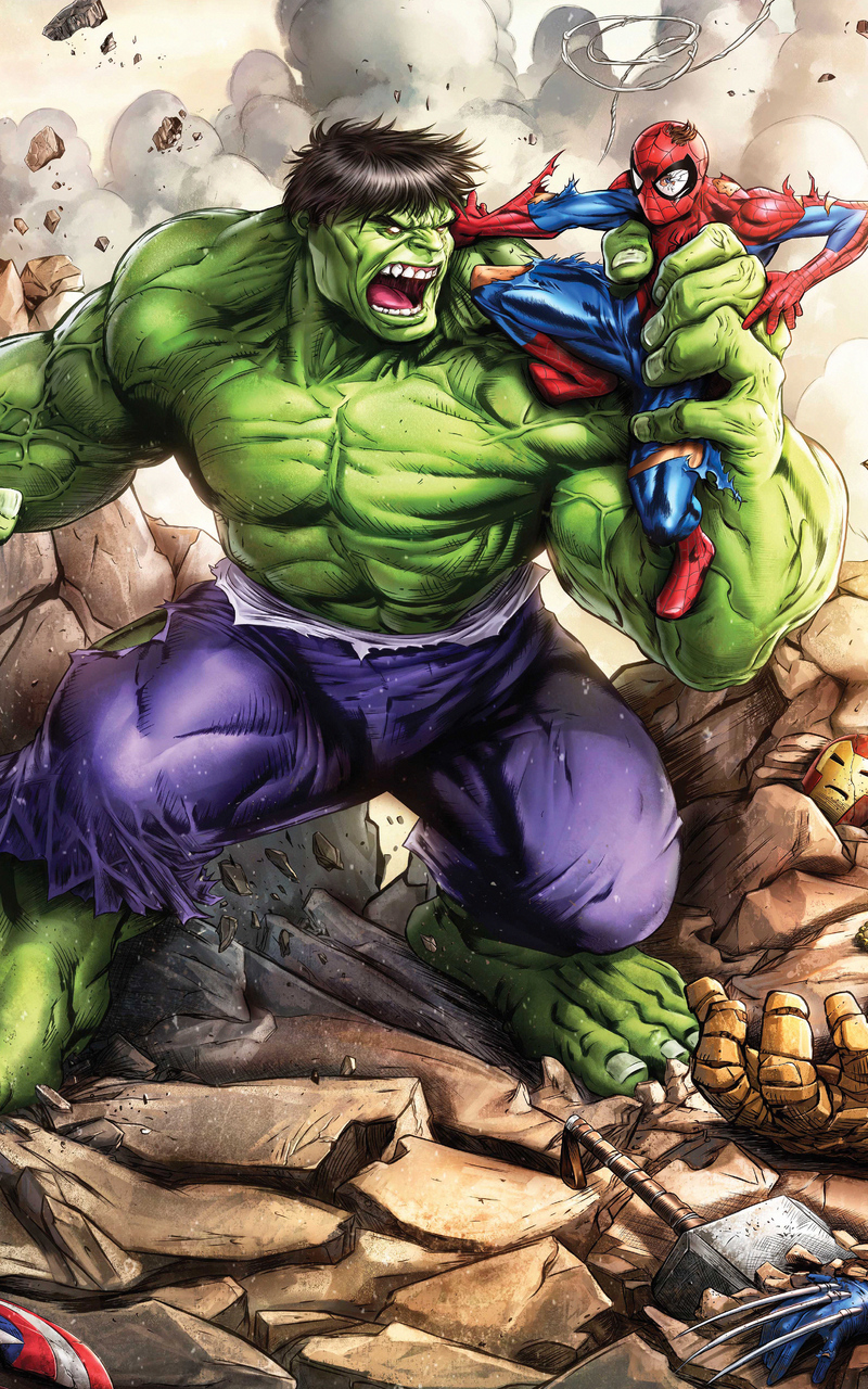 Hulk And Spider-Man Wallpapers - Wallpaper Cave