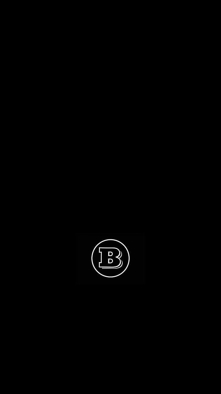 HD wallpaper: Brabus, black, logo, portrait display, simple, minimalism, copy space. Wallpape. Supreme iphone wallpaper, Android phone wallpaper, Logo design art