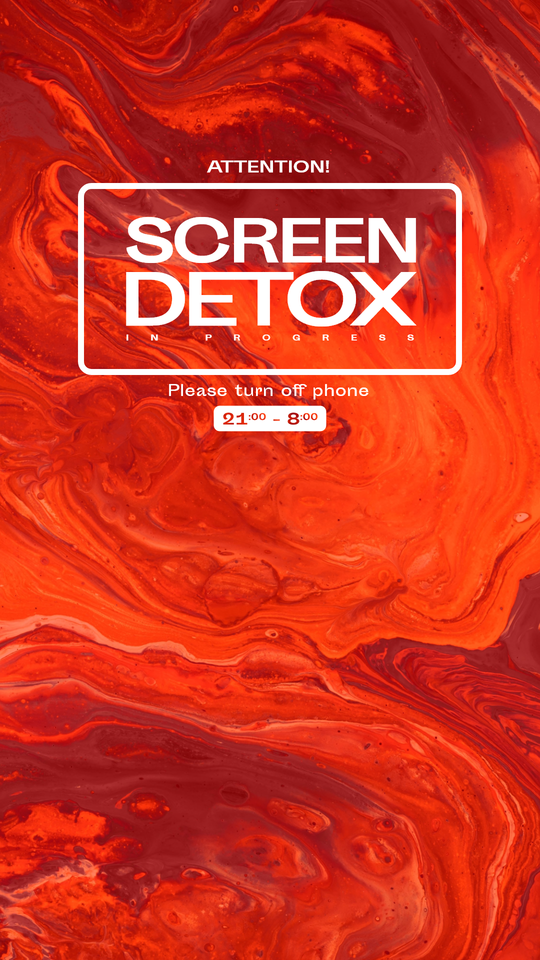 Screen detox wallpaper 2019