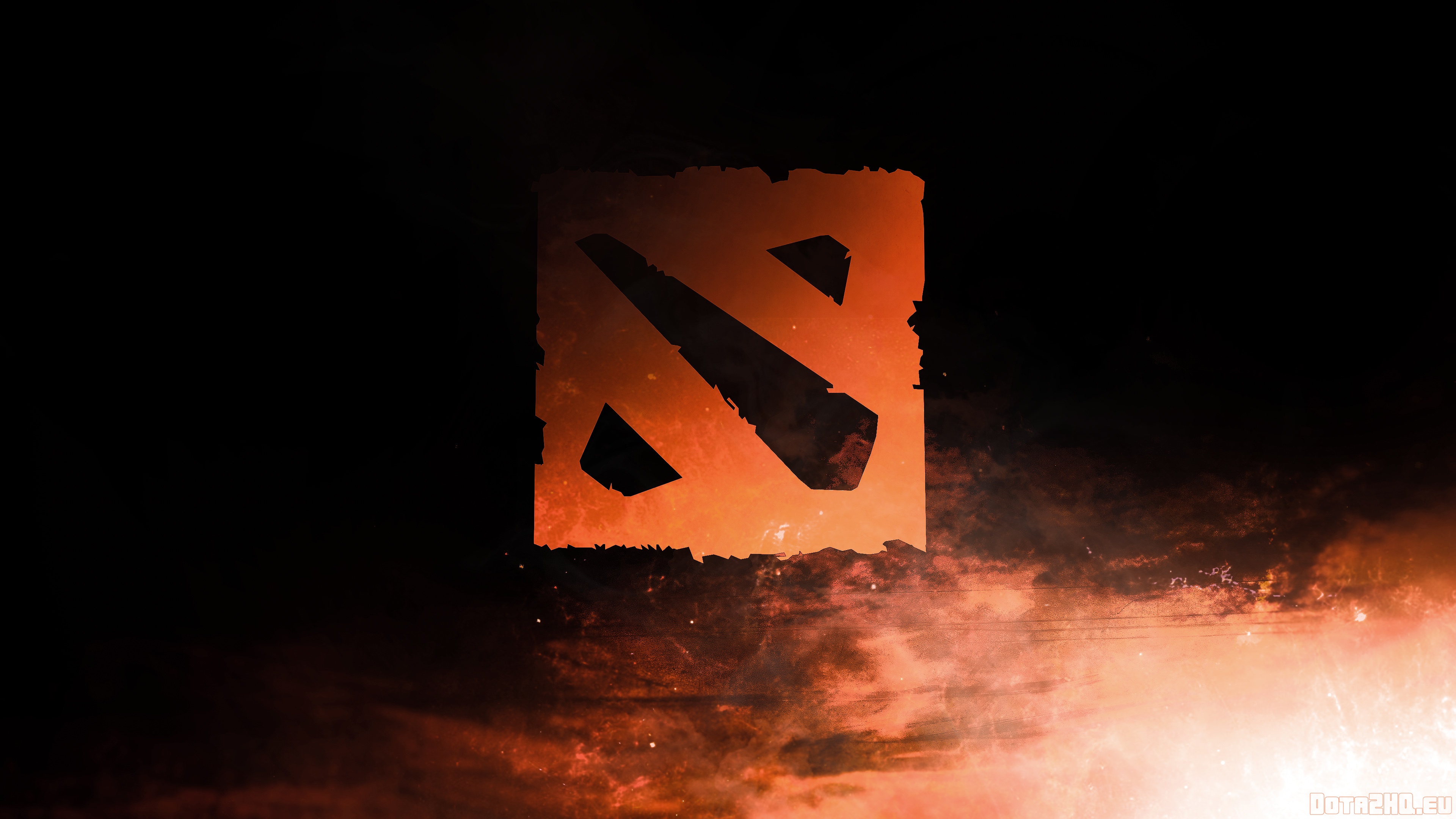 DOTA 2 Simple Logo (2160p) 2 Game Wallpaper Gallery