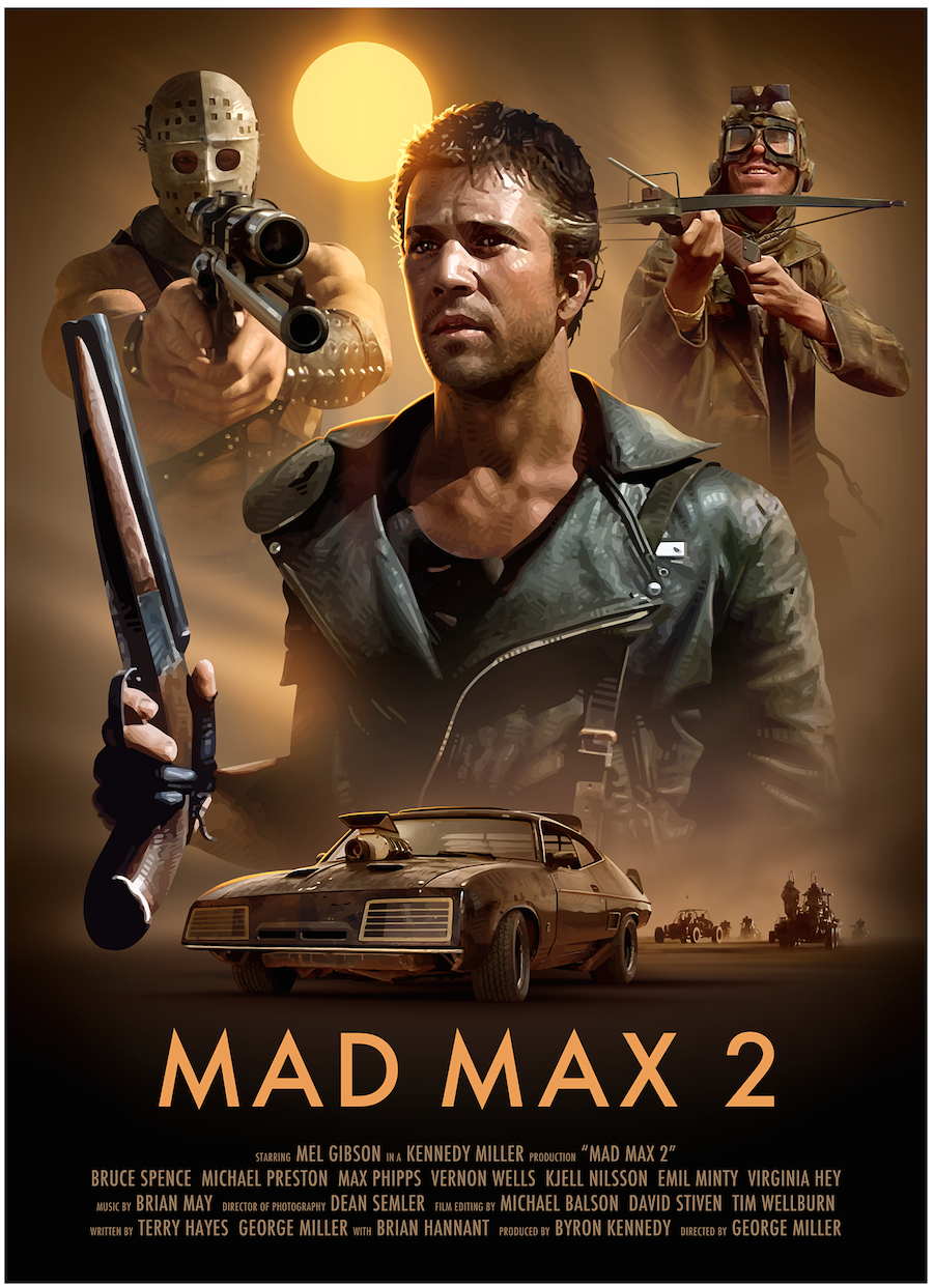Mad Max 2: The Road Warrior In The Post Apocalyptic Australian Wasteland, A Cynical Drifter Agrees To Help A Small, Gas. Mad Max Movie, The Road Warriors, Mad Max