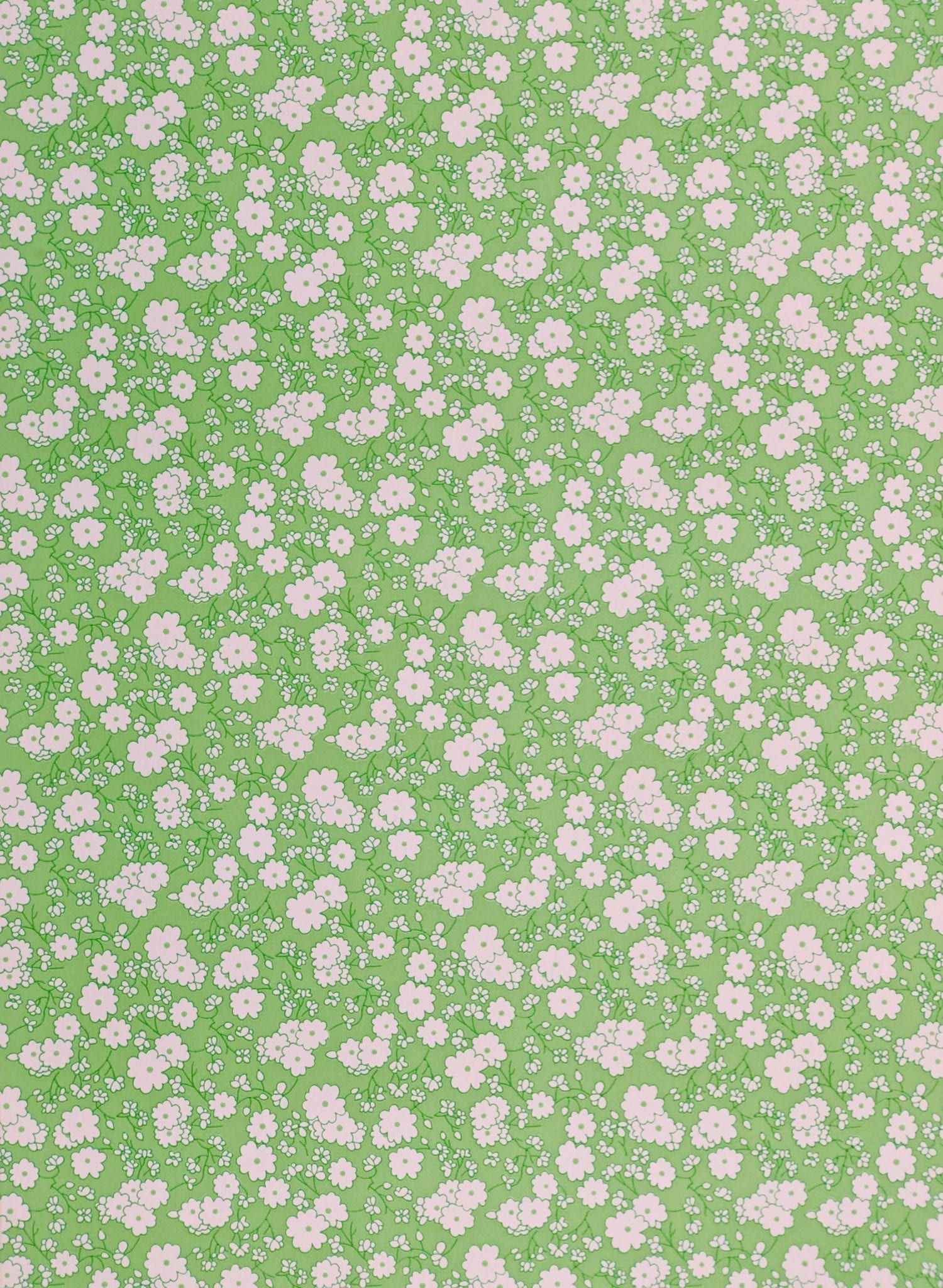 Green floral wallpaper. Green floral wallpaper, Green wallpaper, Wallpaper vintage