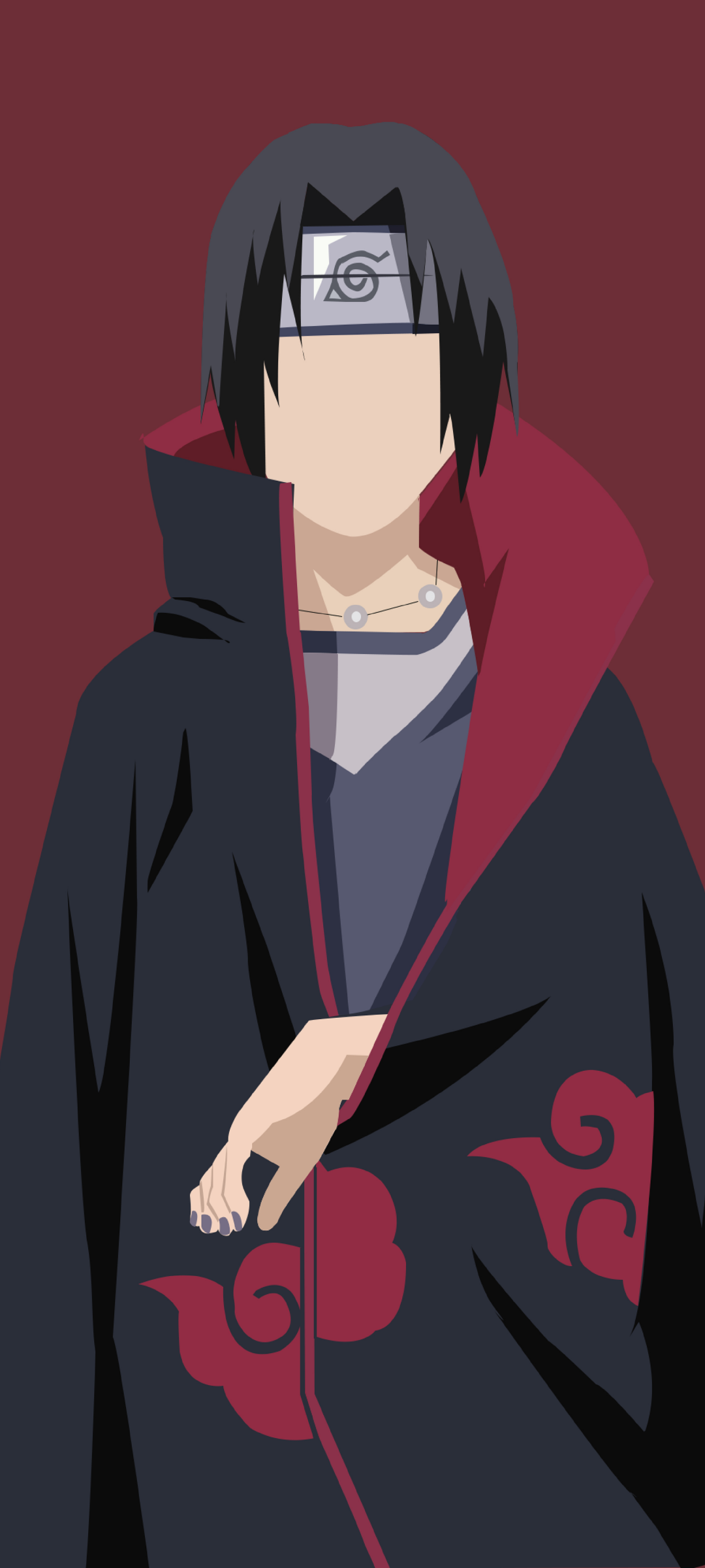 Itachi Uchiha Wallpaper 4K, Naruto, Minimal art, 5K, 8K, Minimal