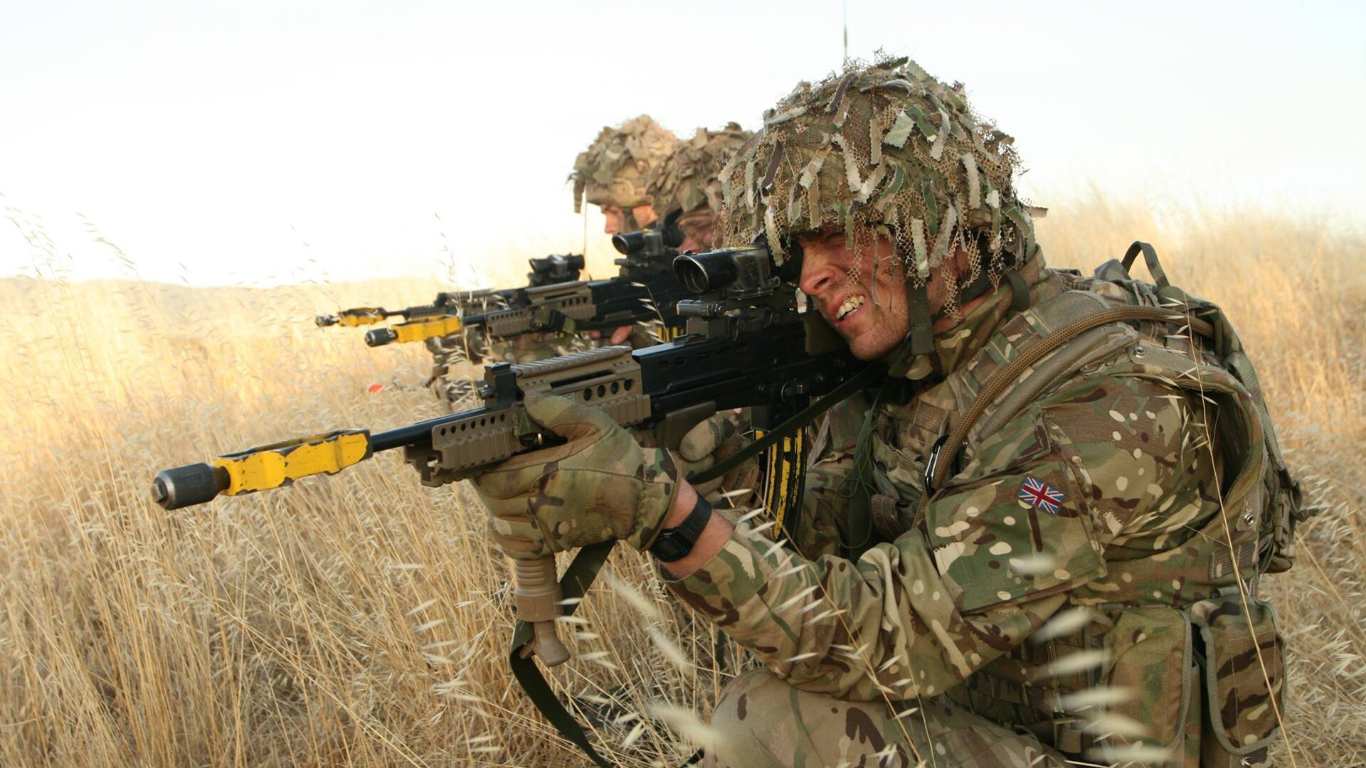 The British Army Soldier in Forest