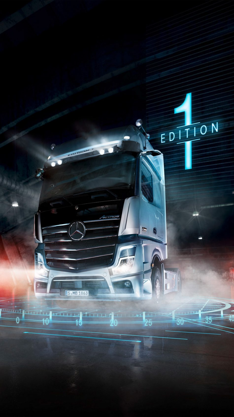 Mercedes Benz Actros 4K Ultra HD Mobile Wallpaper. Cool trucks, Mercedes truck, Mercedes benz