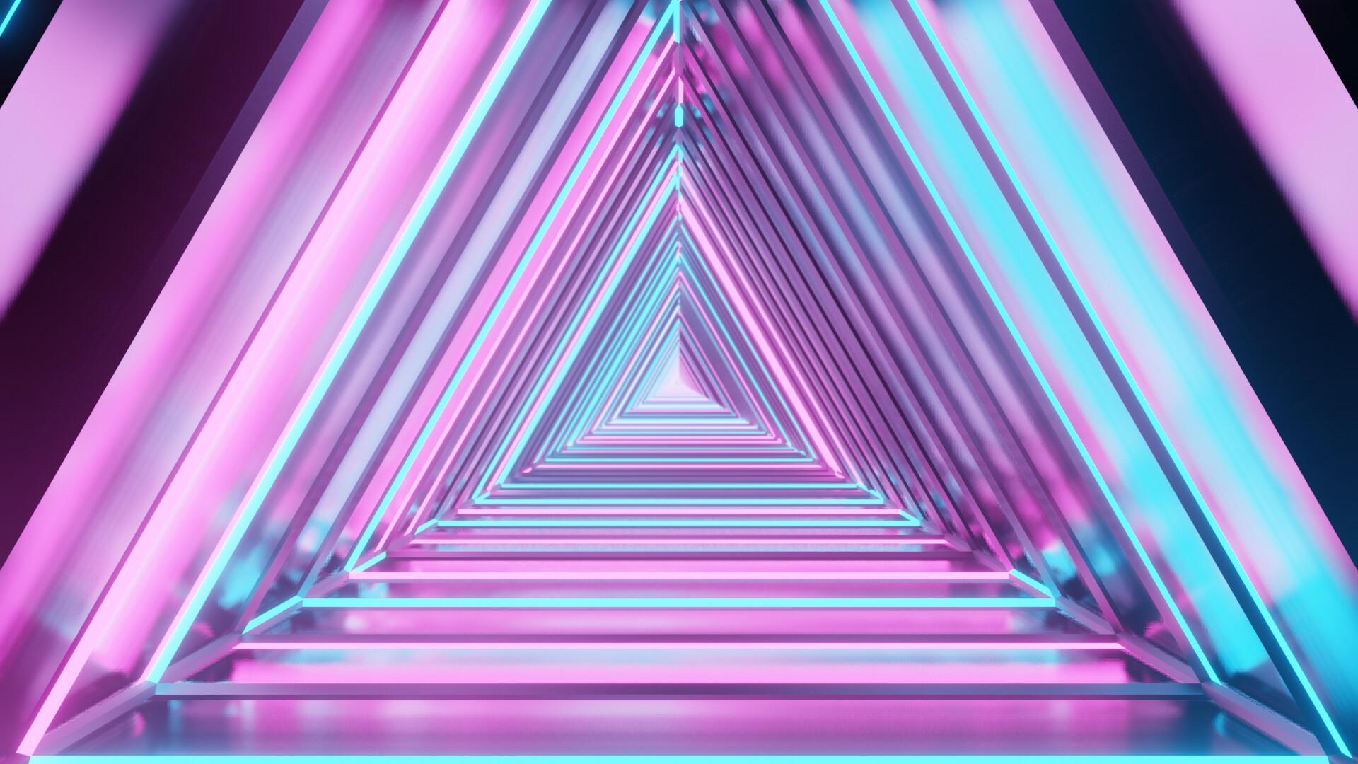 A Abstract Triangles Wallpaper
