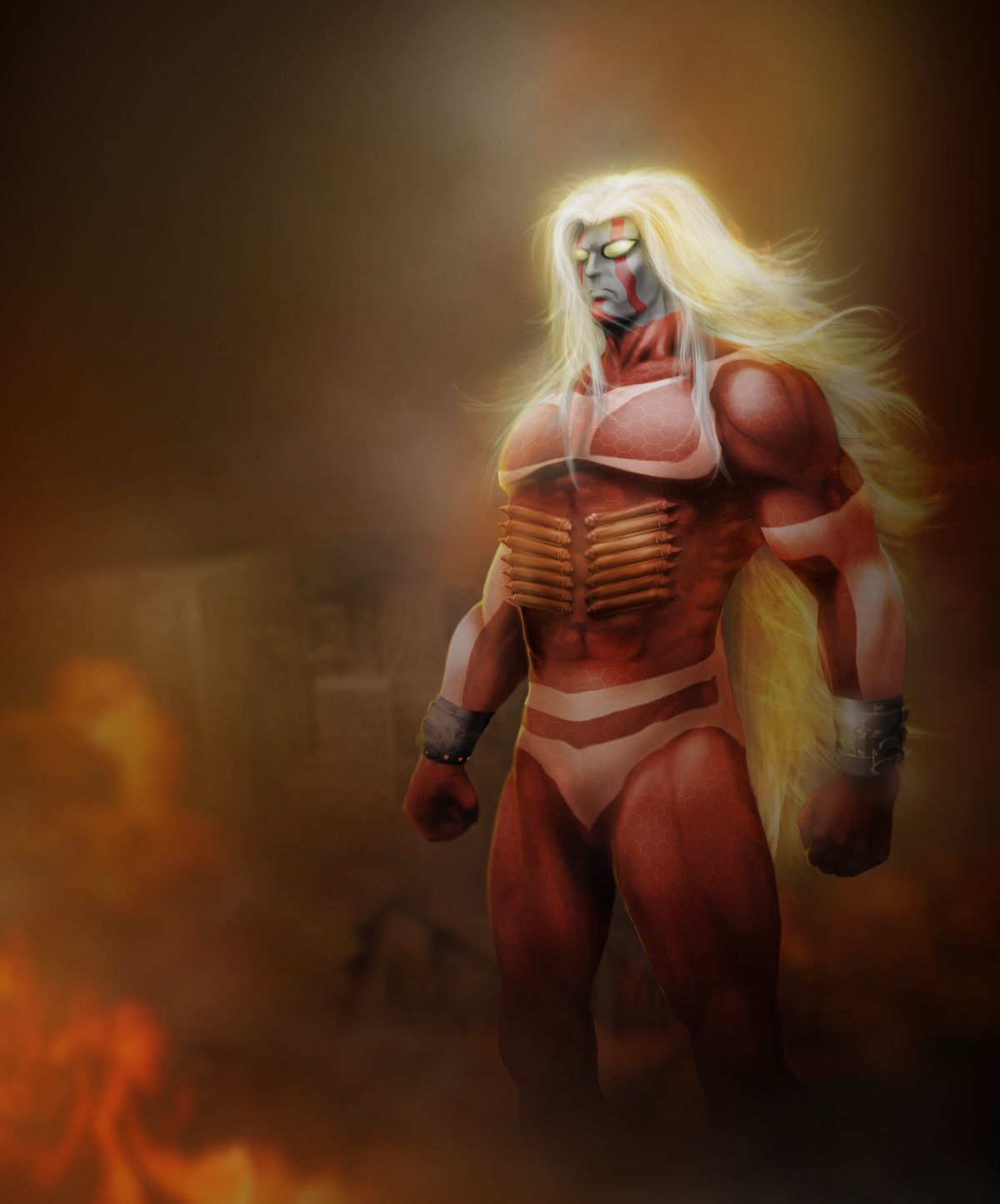 dipomaster Megaloman. , Graphic illustration, Superhero