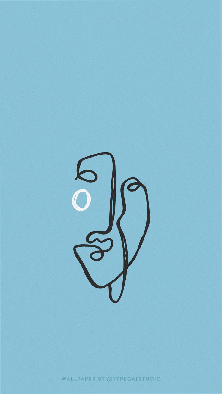 Abstract Face Phone Wallpaper by Typegal.com. Abstract faces, Phone wallpaper, Wallpaper