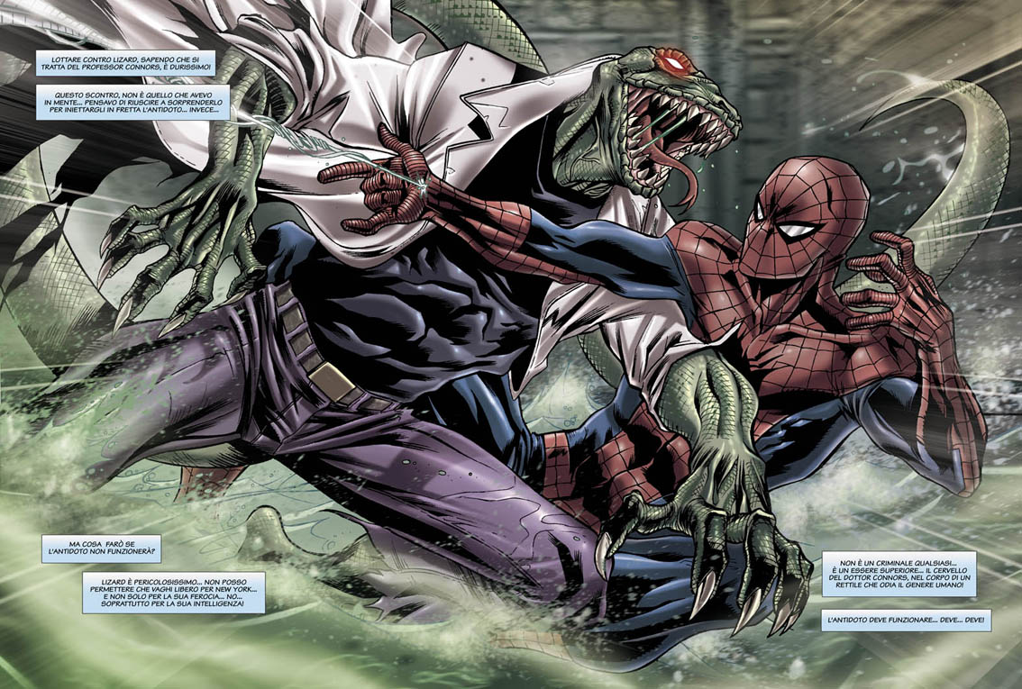Spider Man Vs Lizard Art Community GALLERY OF COMIC ART
