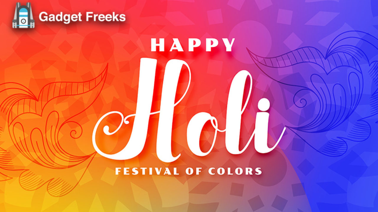 Happy Holi 2020: Stickers, Wallpaper & Colourful Image HD Free Download