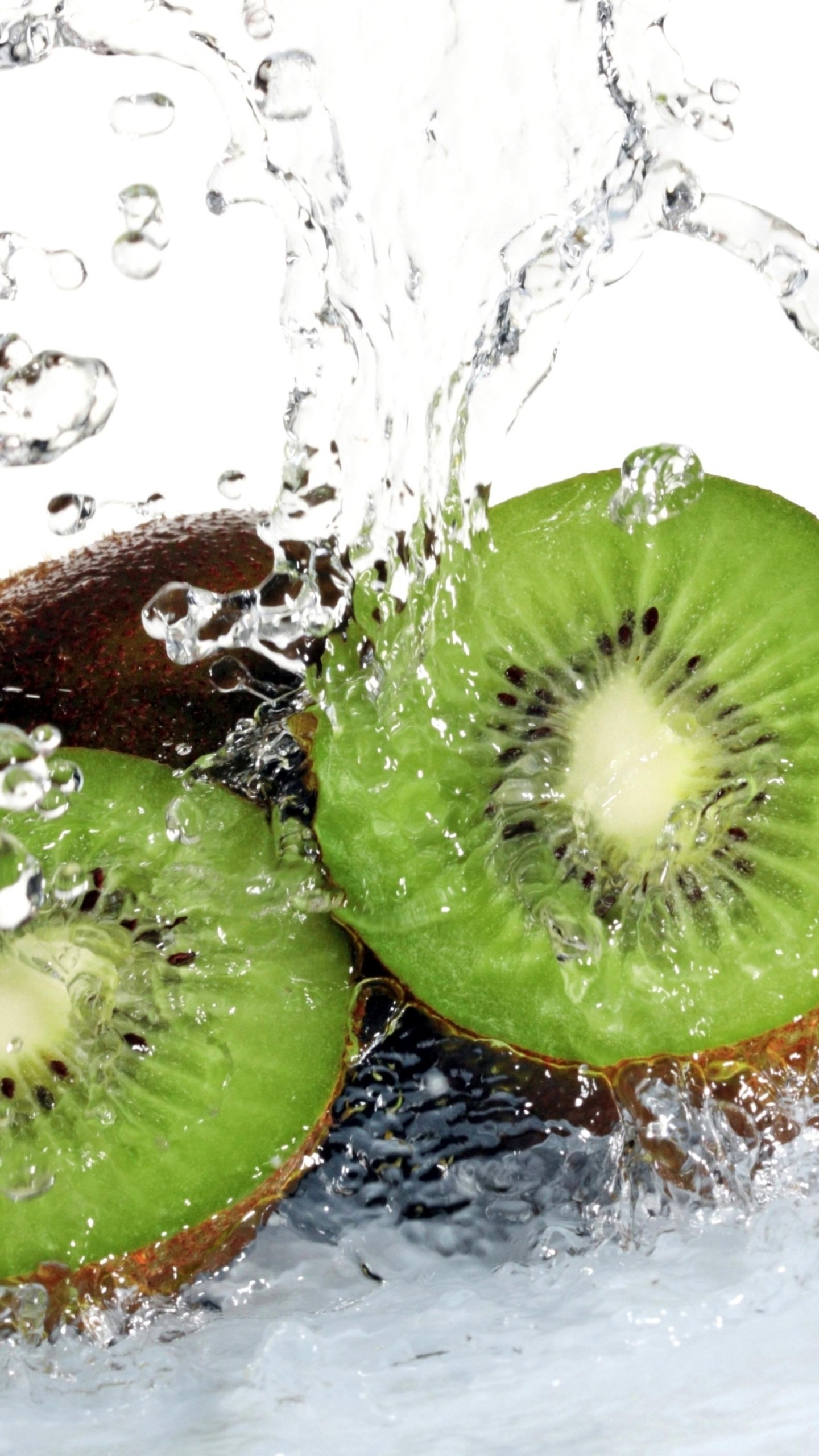 Wallpaper kiwi, fruit, water, 5k, Food