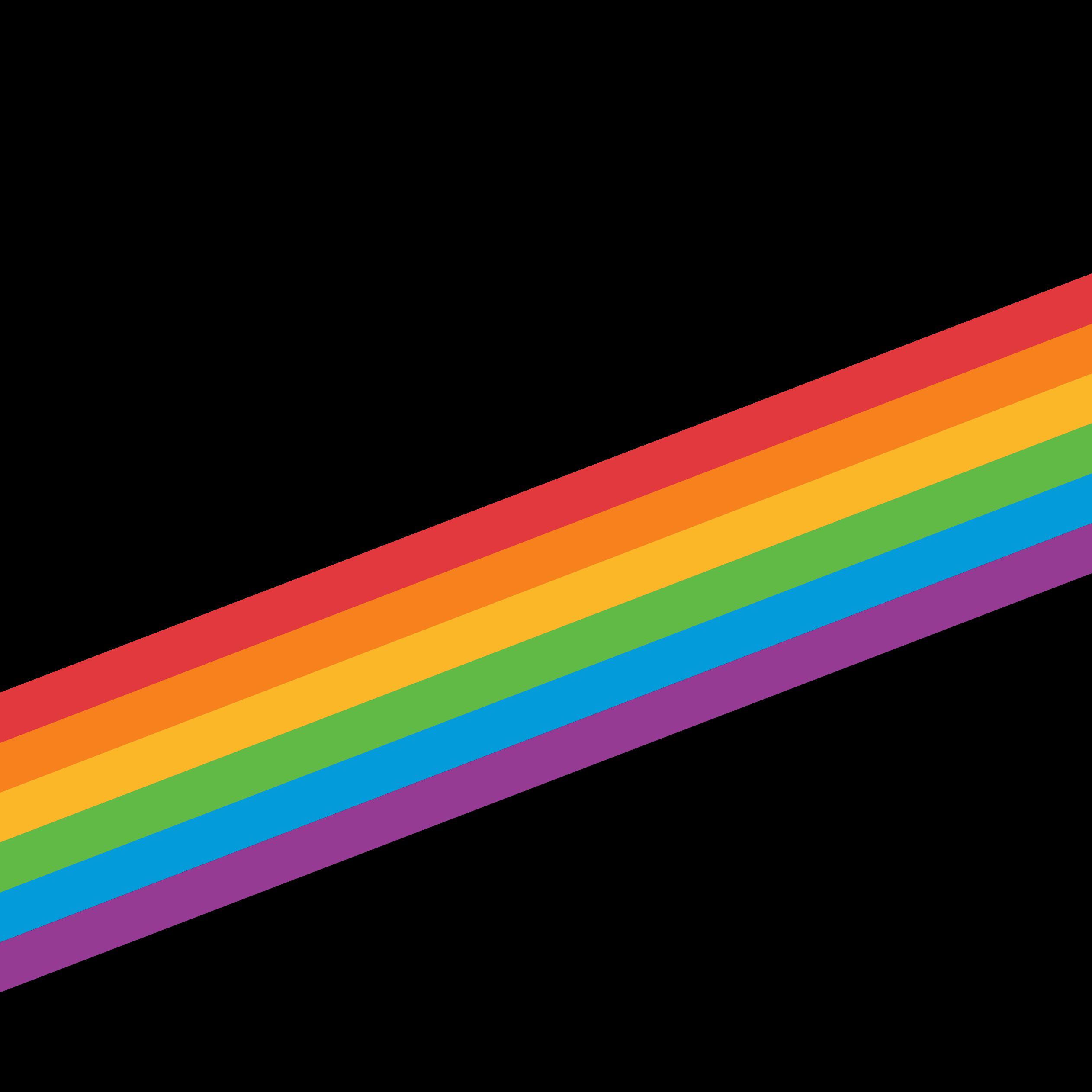 I Changed The Apple Retro Wallpaper To The Pride Flag Rainbow
