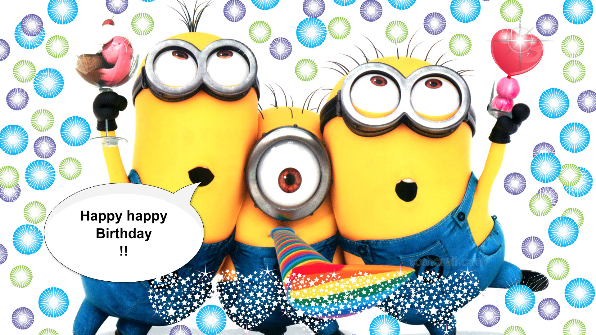 Happy Birthday Minions Wishes, Videos & HD Wallpaper