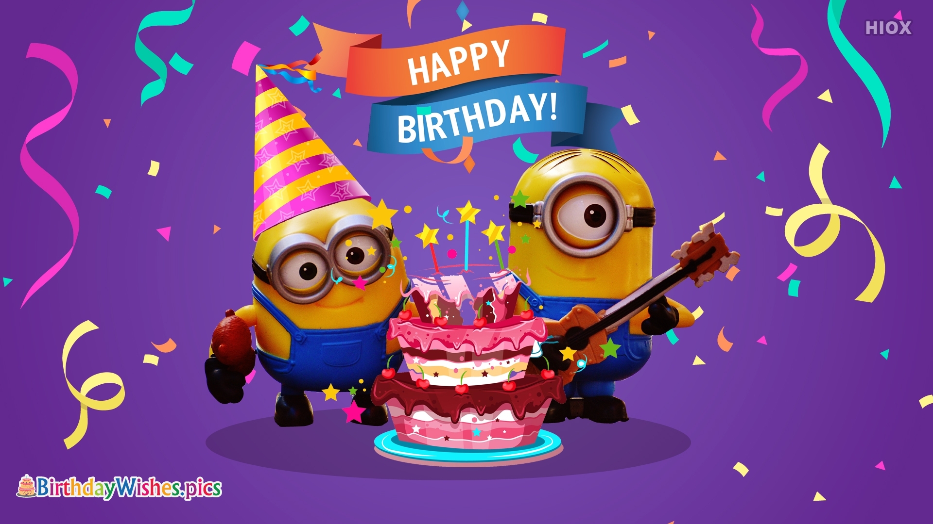 Birthday Wishes for Minions. Happy Birthday Minions Image