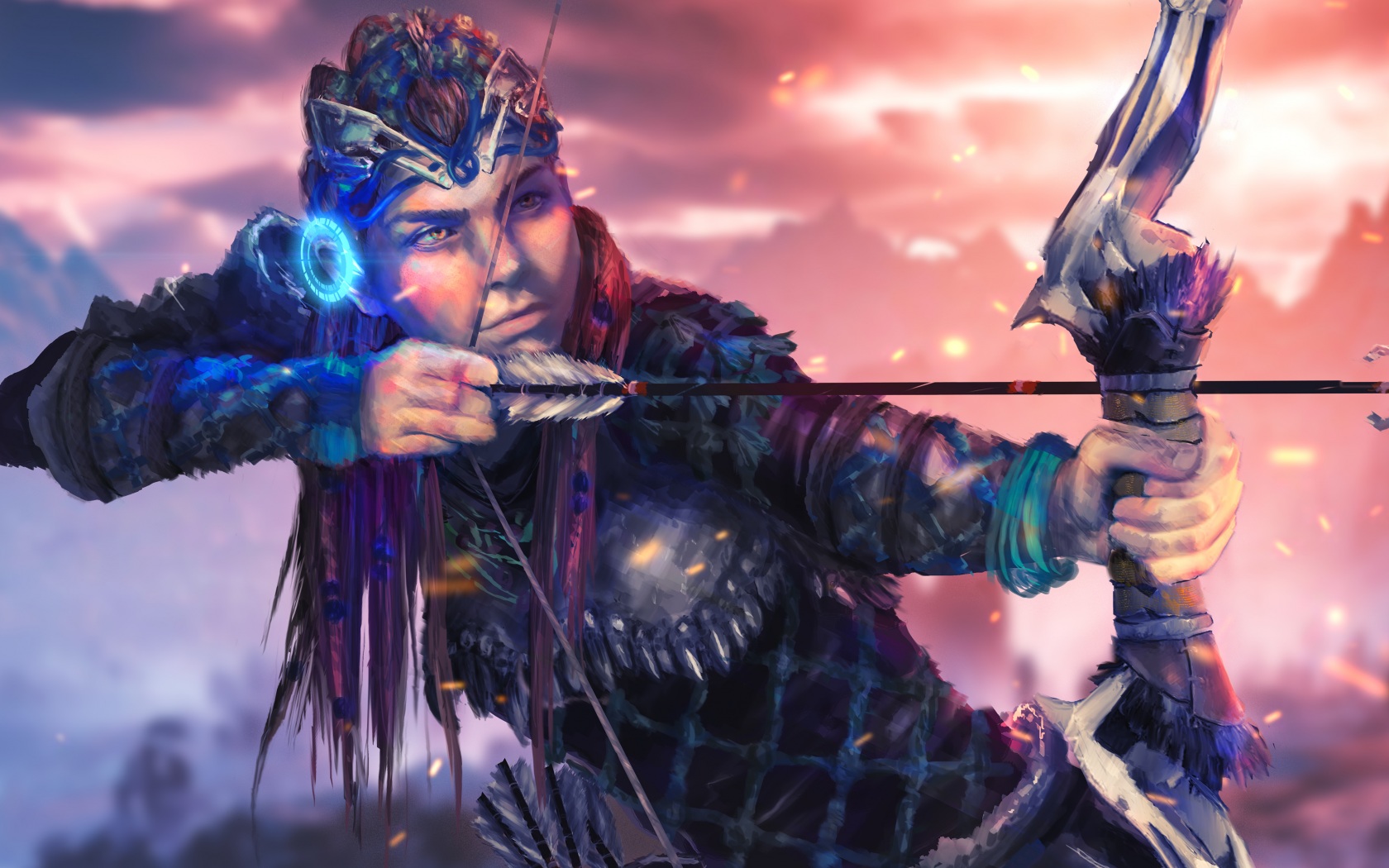 Wallpaper 4k Aloy Horizon Zero Dawn Fan Art Wallpaper