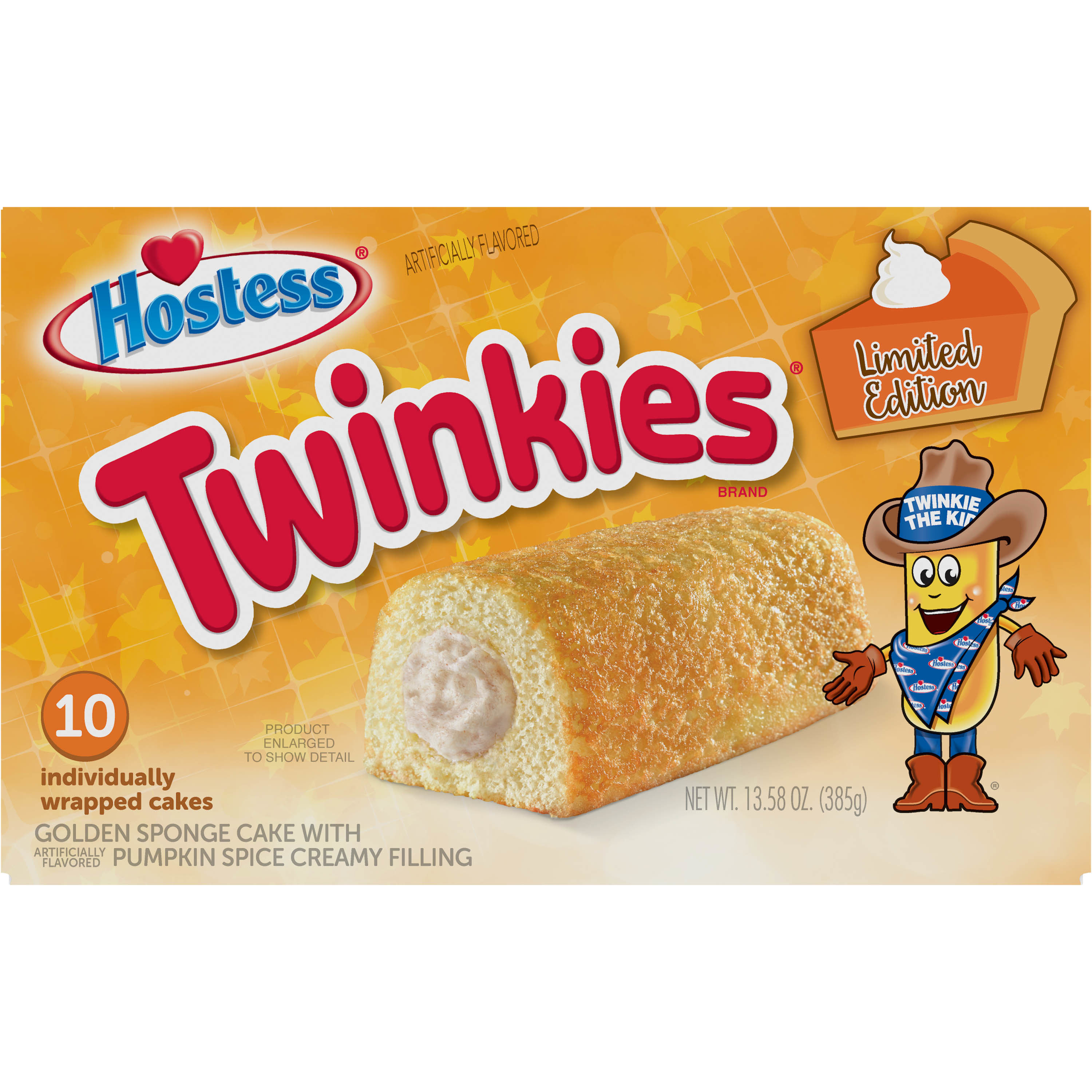 HOSTESS Pumpkin Spice Flavored TWINKIES, 10 count, 13.58 oz