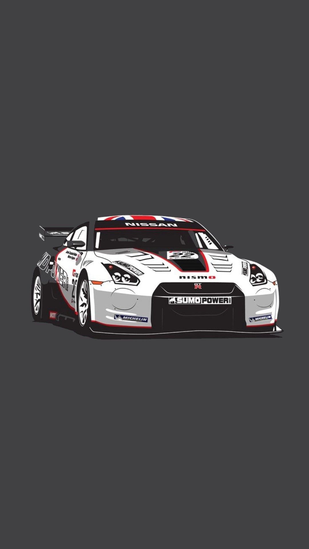 Nissan GTR Race Car IPhone Wallpaper Wallpaper, IPhone Wallpaper