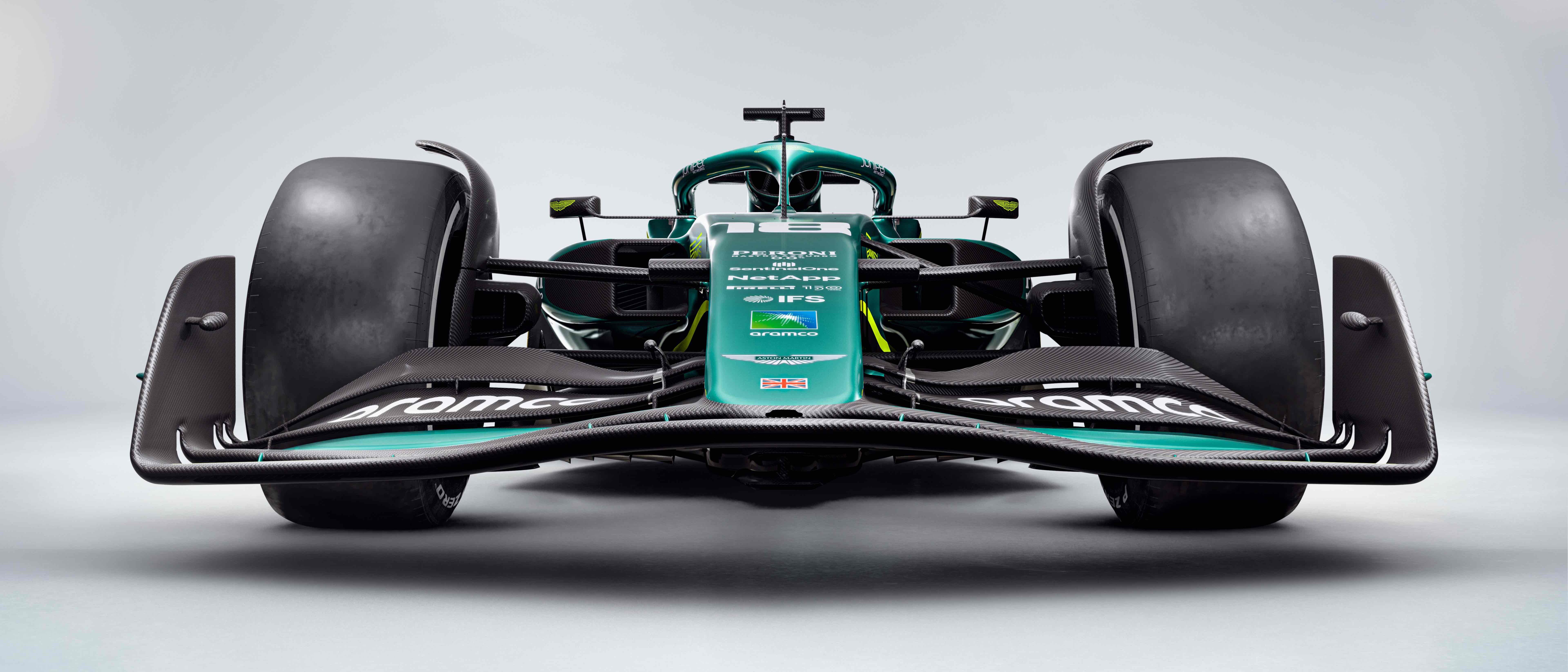 High resolution image of the Aston Martin AMR22