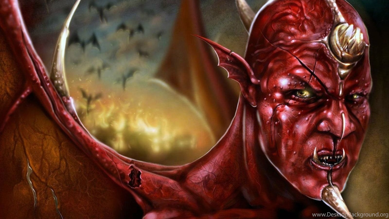 Demon Computer Wallpaper, Desktop Background Desktop Background