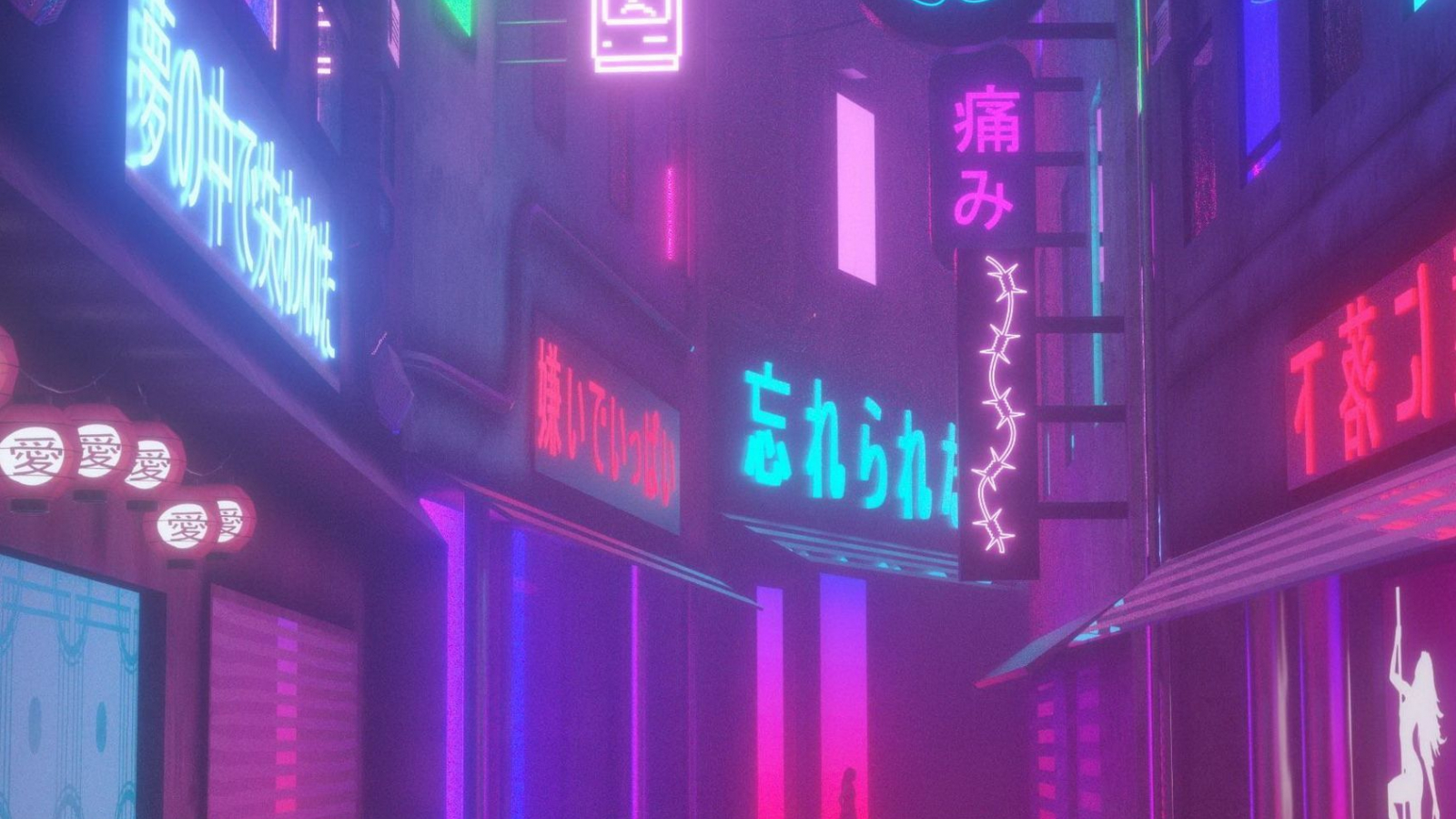 Pc anime aesthetic purple HD wallpaper