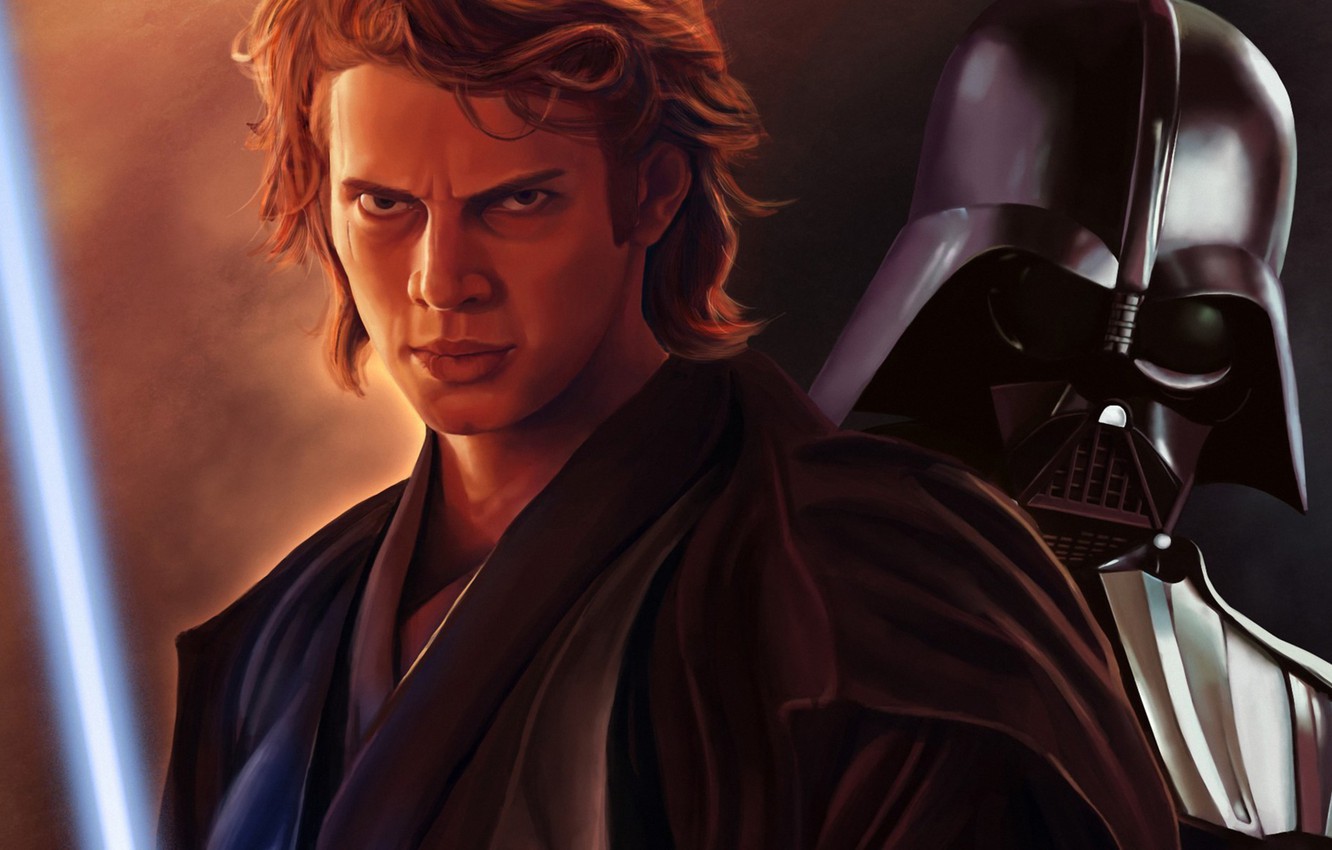 Wallpaper metal, helmet, star wars, lightsaber, Dart Veider, Skywalker, Anakin, Hayden Christensen, Anakin image for desktop, section фильмы