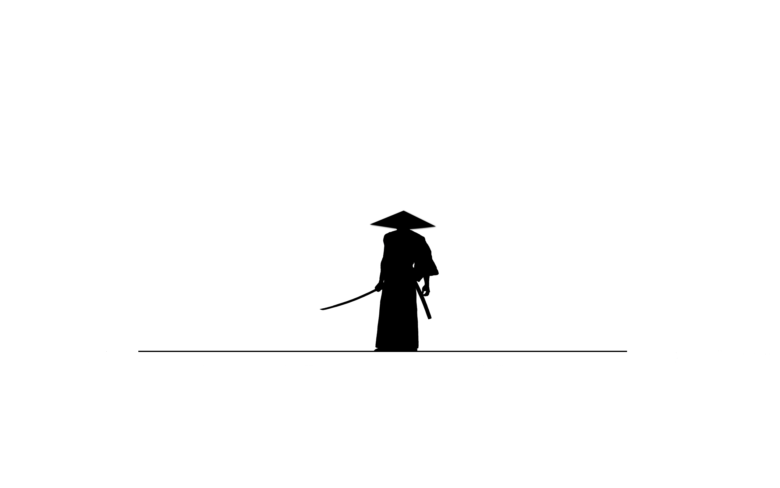 Black and White Samurai Wallpaper Free Black and White Samurai Background