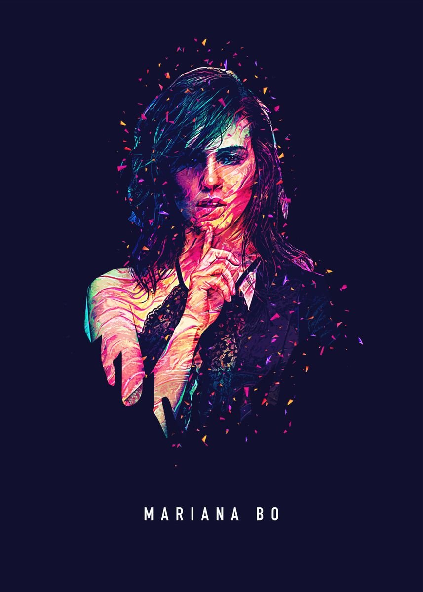 DJ MARIANA BO' Poster by Most Popular Displate Posters