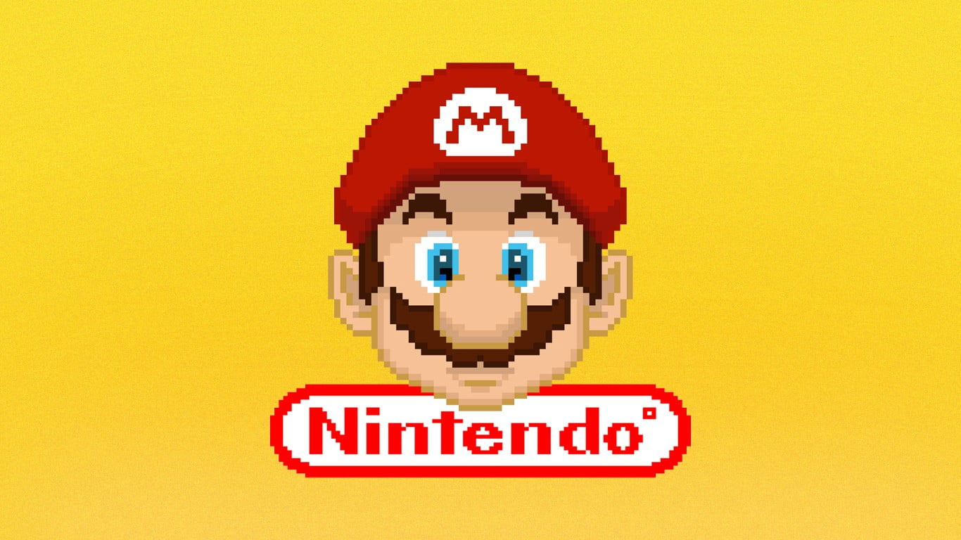 Mario Logo Wallpapers Wallpaper Cave