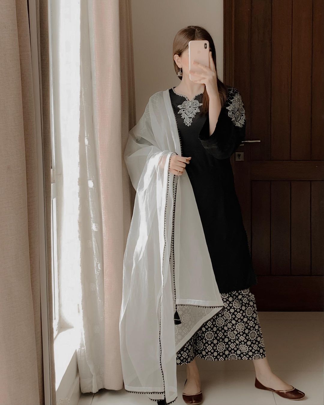 Stylish Girl Hidden Face DP with Mobile Phone. Facebook Display Picture