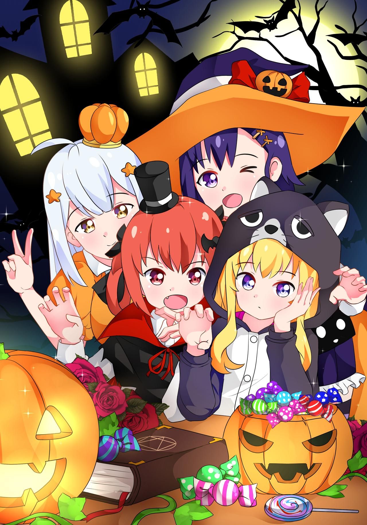 Halloween Anime Cute. Anime, Anime halloween, Friend anime