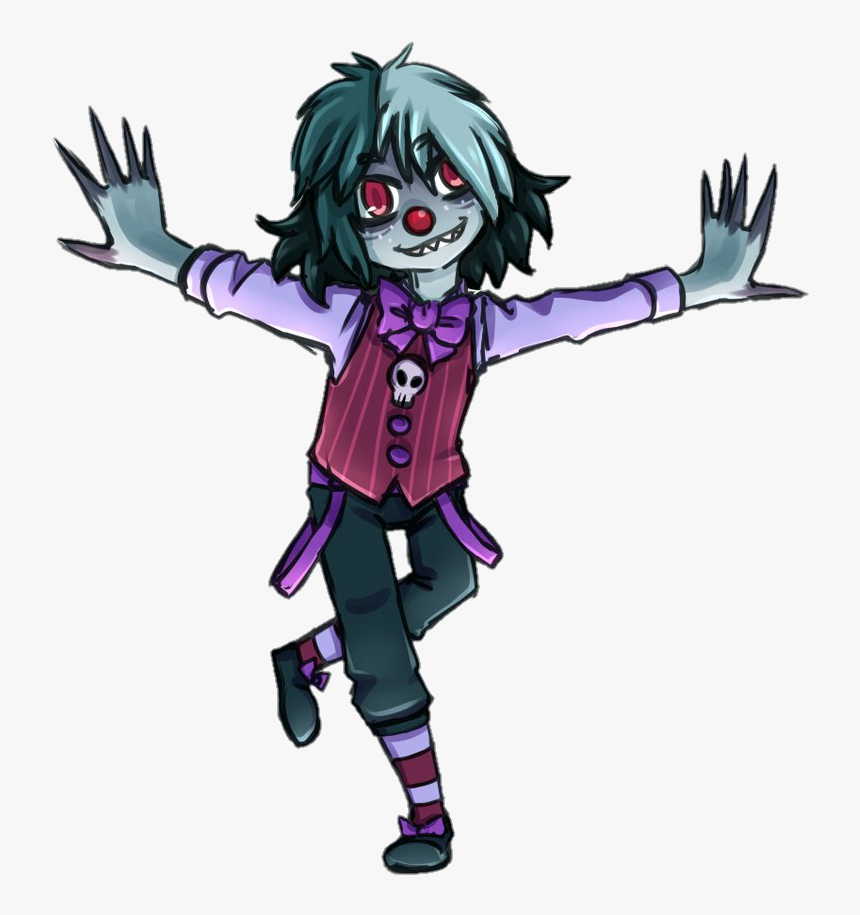 Clown Anime Halloween Cute Colorful Boy Animeboy Acg Anime Halloween Boy, HD Png Download, Transparent Png Image