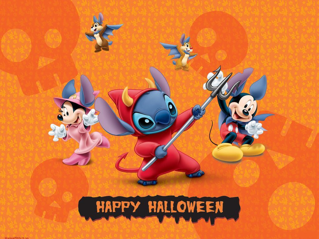 Lilo and Stitch Halloween Wallpaper Free Lilo and Stitch Halloween Background