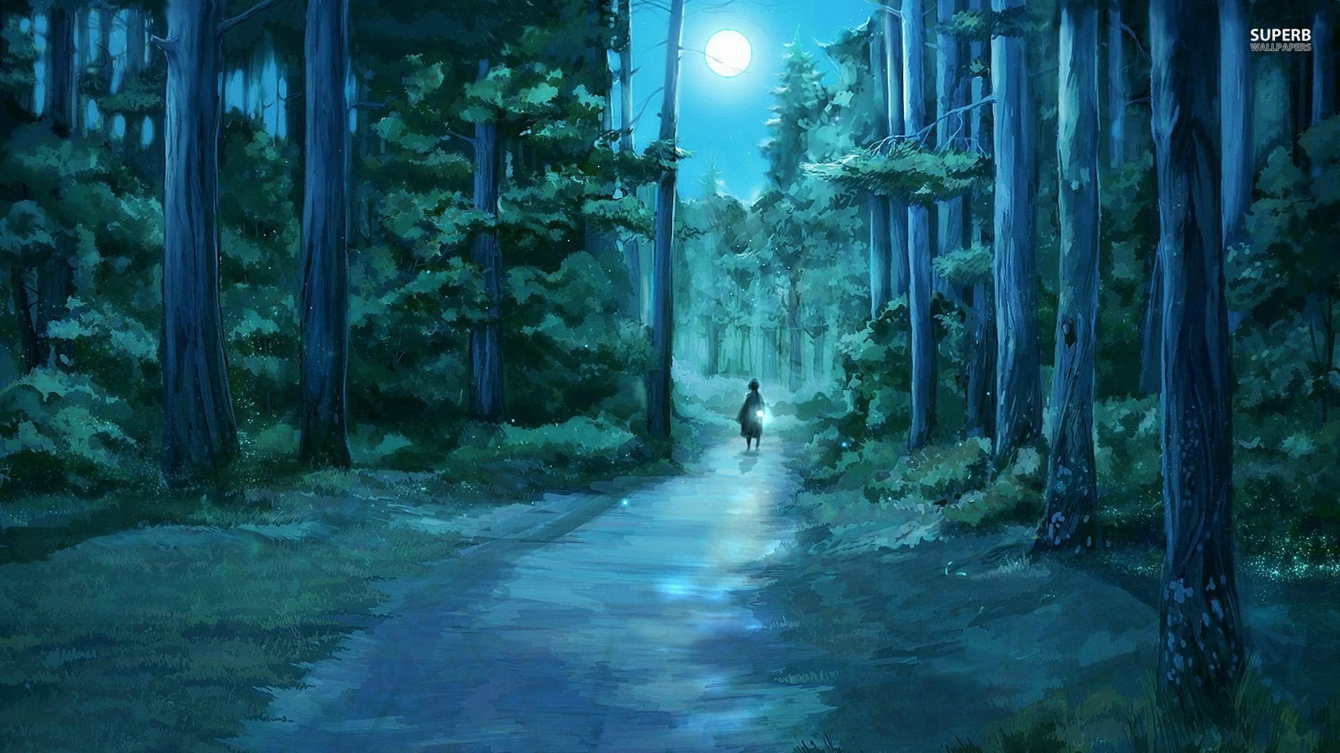 Fantasy Forest HD Wallpaper