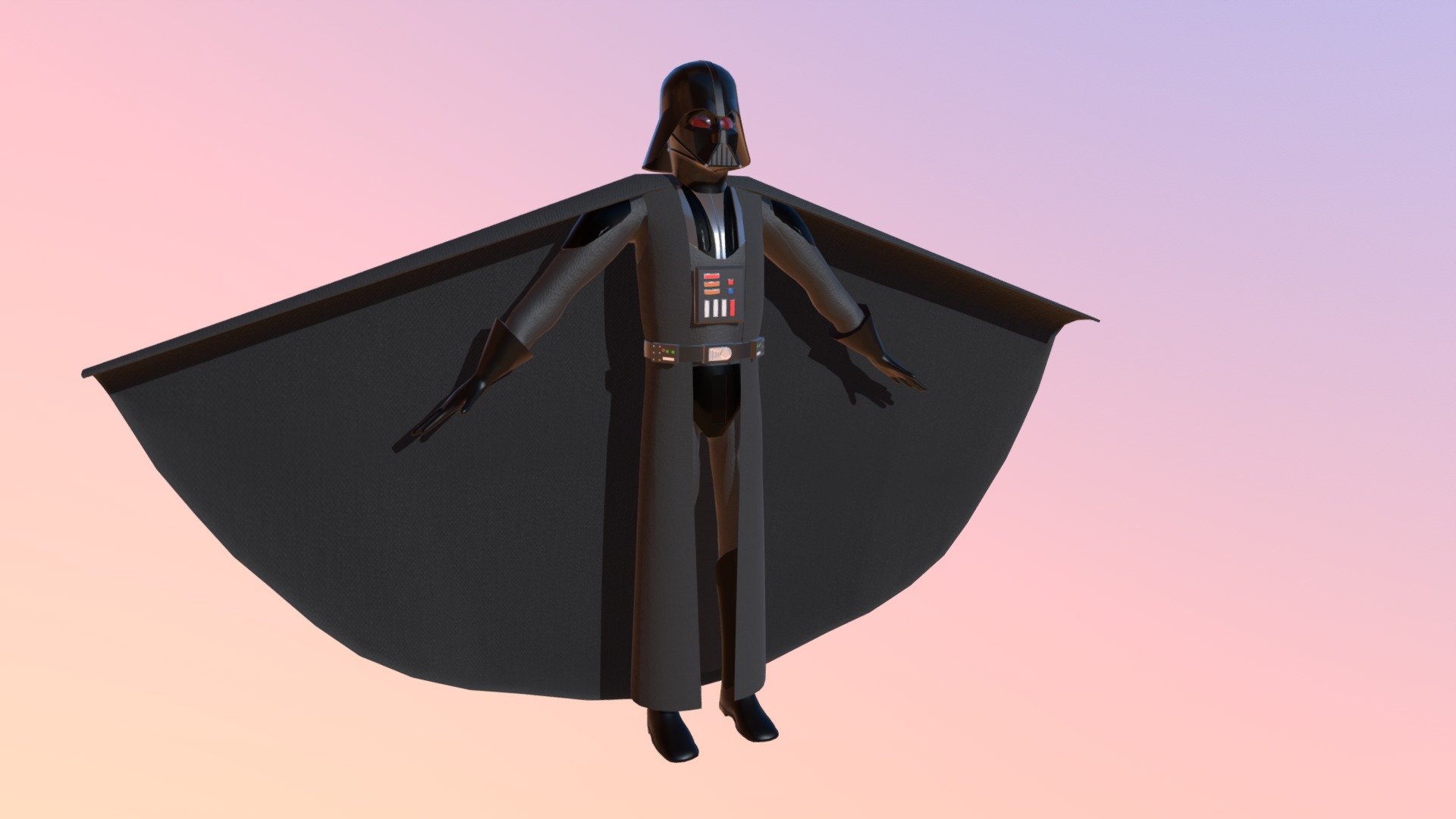 Star Wars Rebels Style Darth Vader model by Matthew Meyers [cff9a44]