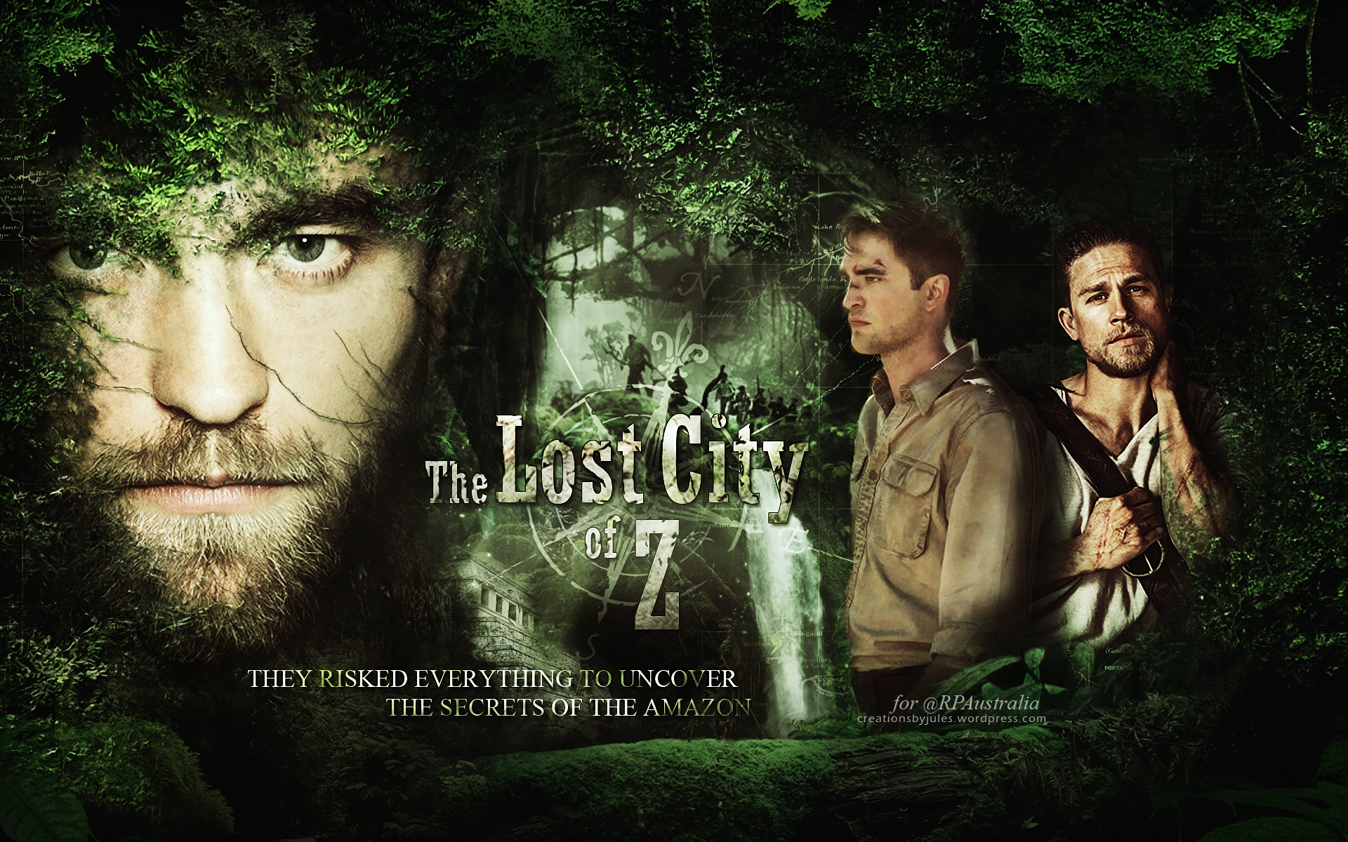 Robert Pattinson Australia Blog Archive Robert Pattinson desktop wallpaper: The Lost City of Z