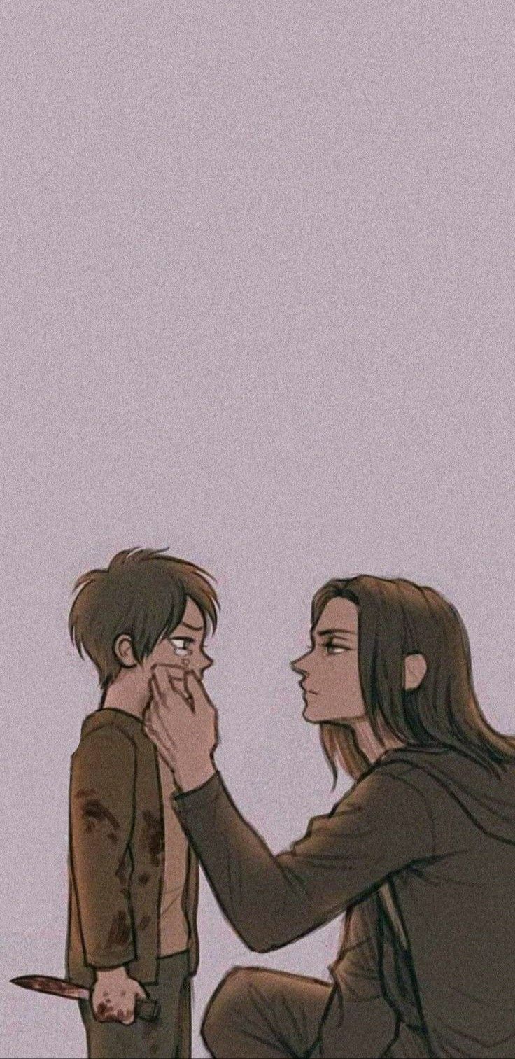 Eren Yeager Asthetic Minimalist Wallpaper. Attack on titan anime, Attack on titan aesthetic, Attack on titan art