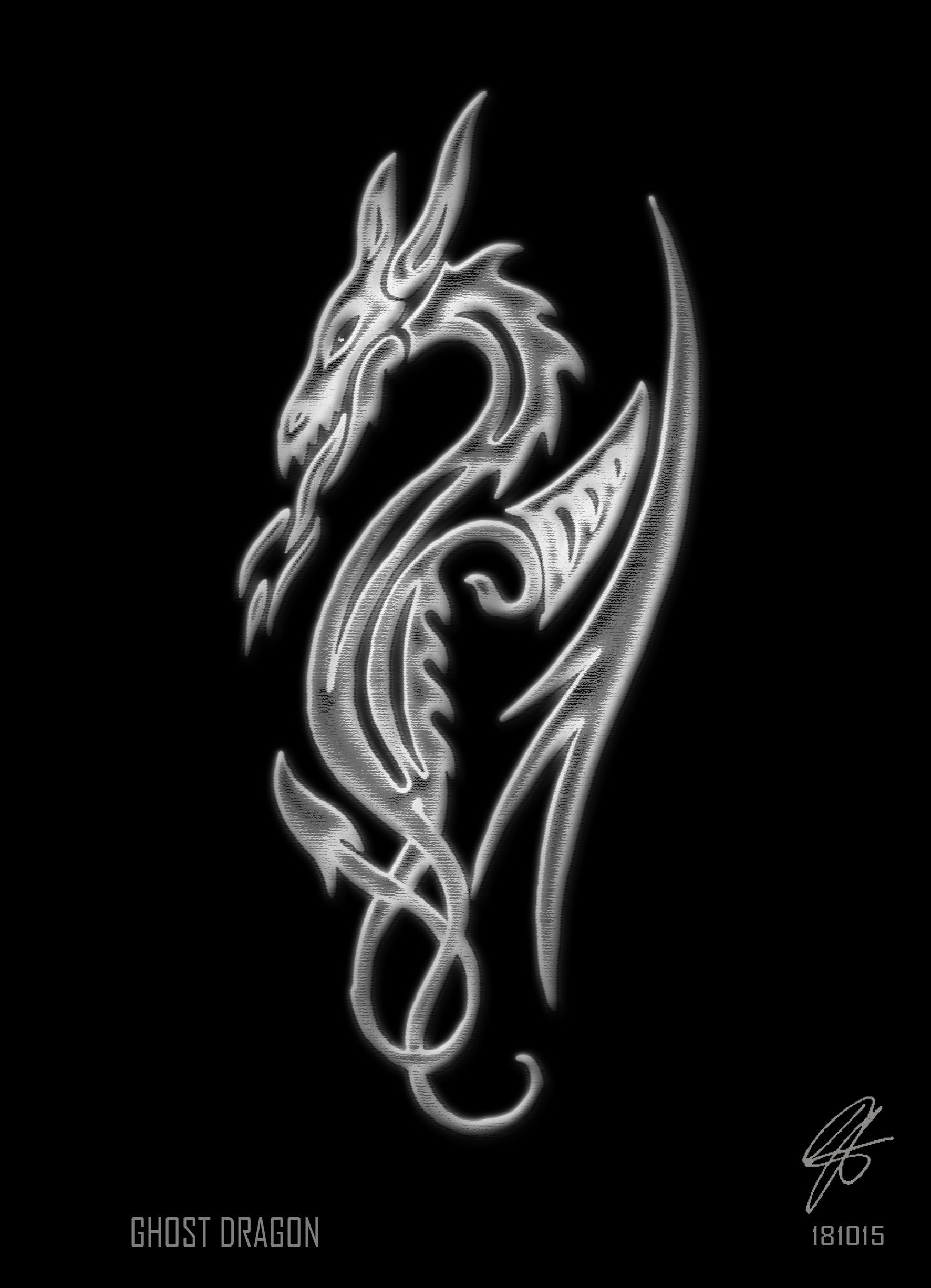 Ghost Dragon. Colorful picture, Phone wallpaper, Wallpaper