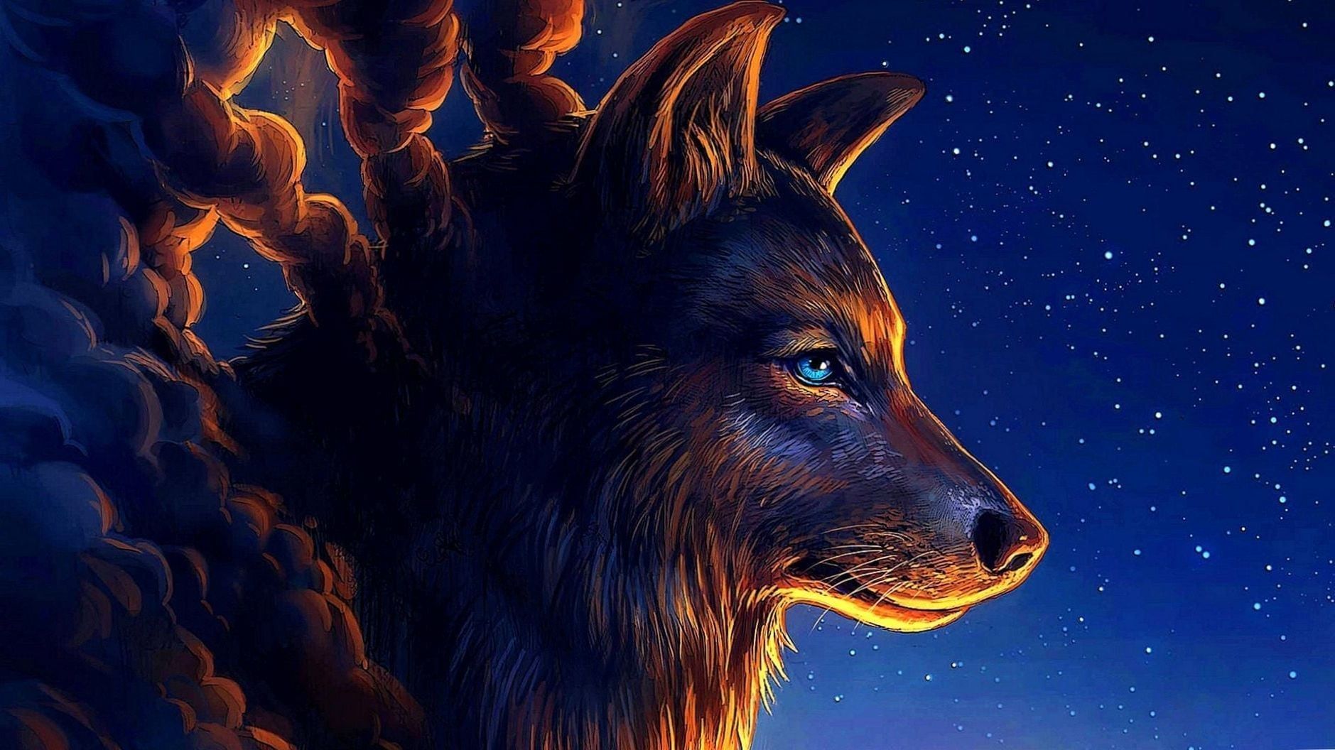 Wolf Art HD Wallpaper