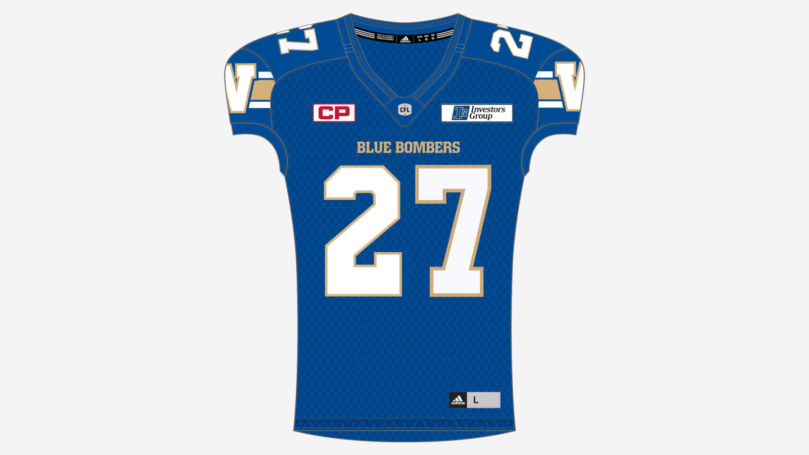Number 27 Blue Bombers