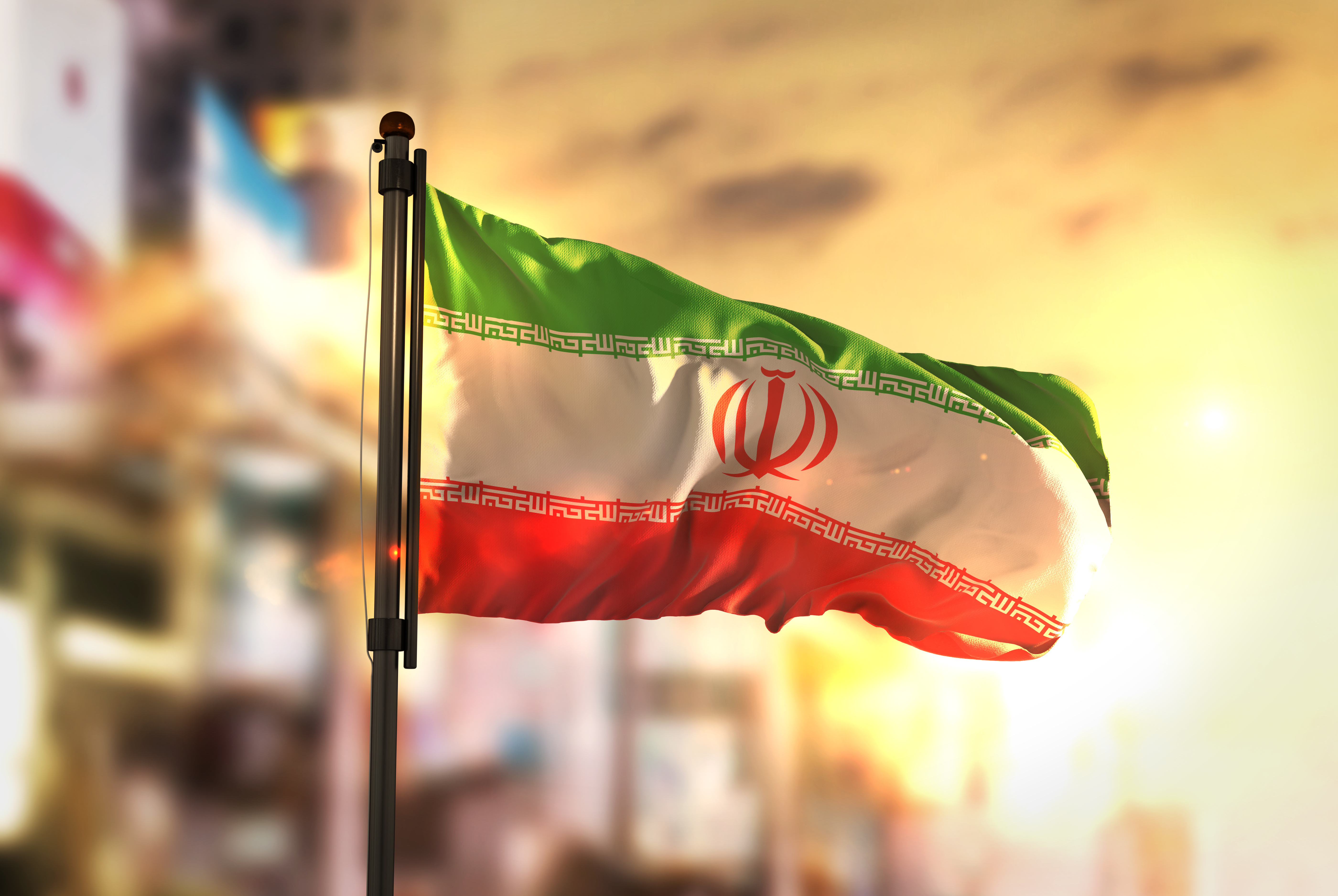 Flag Of Iran 4k Ultra HD Wallpaper
