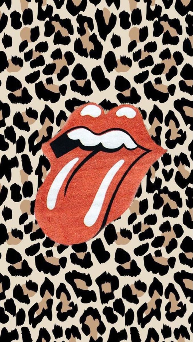 Rolling Stones Cheetah Background. Cheetah print wallpaper, Wallpaper iphone cute, Preppy wallpaper