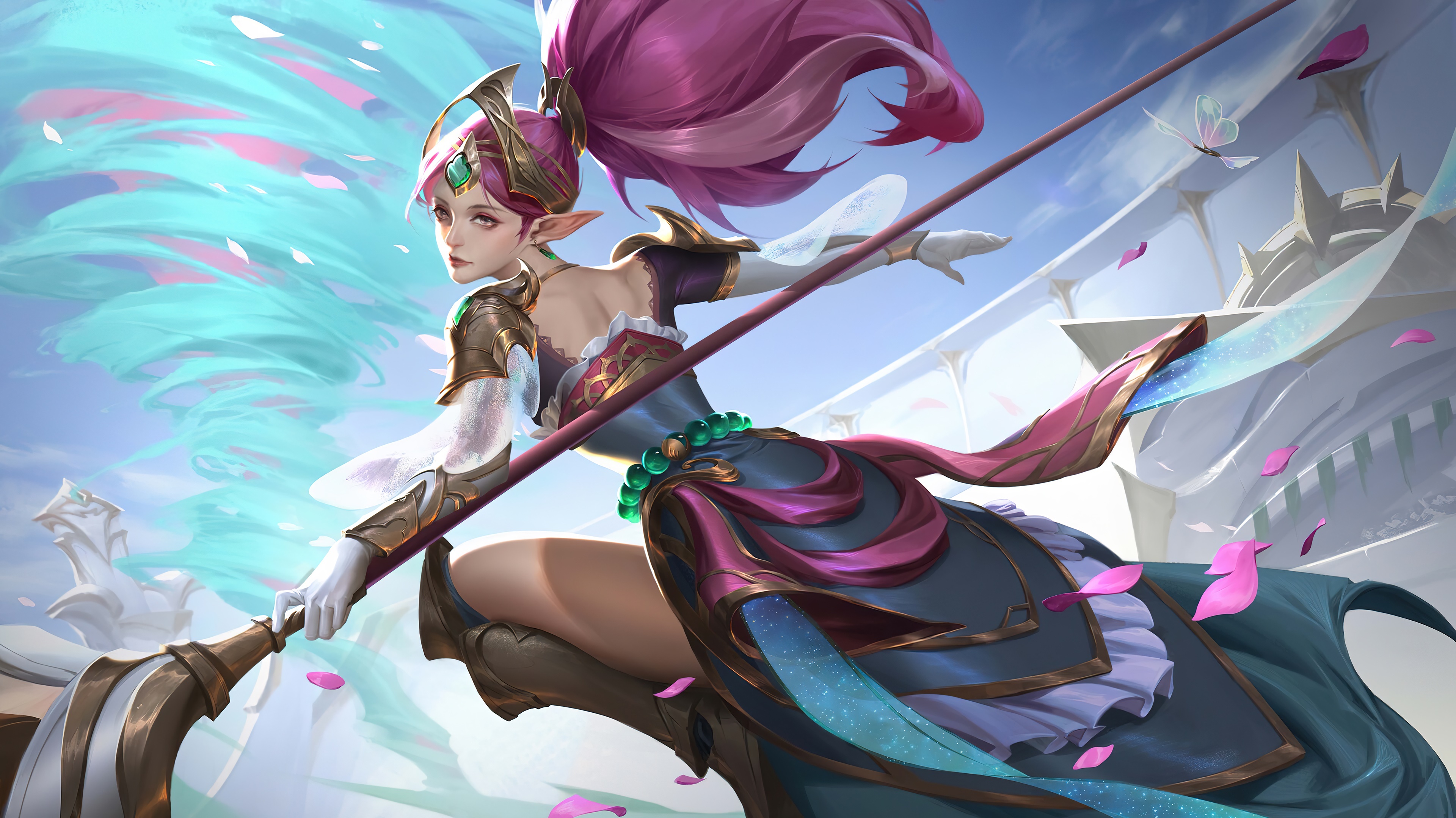Download Fairy Janna 4k League Of Legends Wallpaper