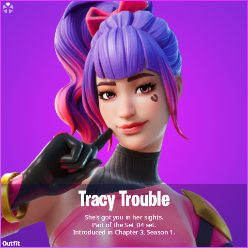 Tracy Trouble Fortnite wallpaper