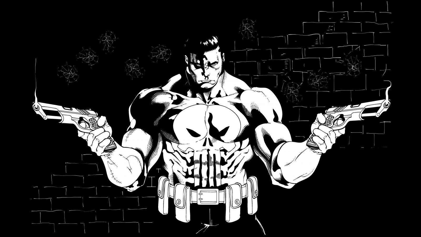 Download HD 1600x900 The Punisher computer background for free