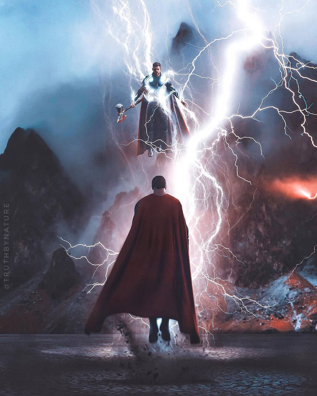 Thor or Superman?.By. Marvel avengers, Heróis marvel, Marvel dc comics