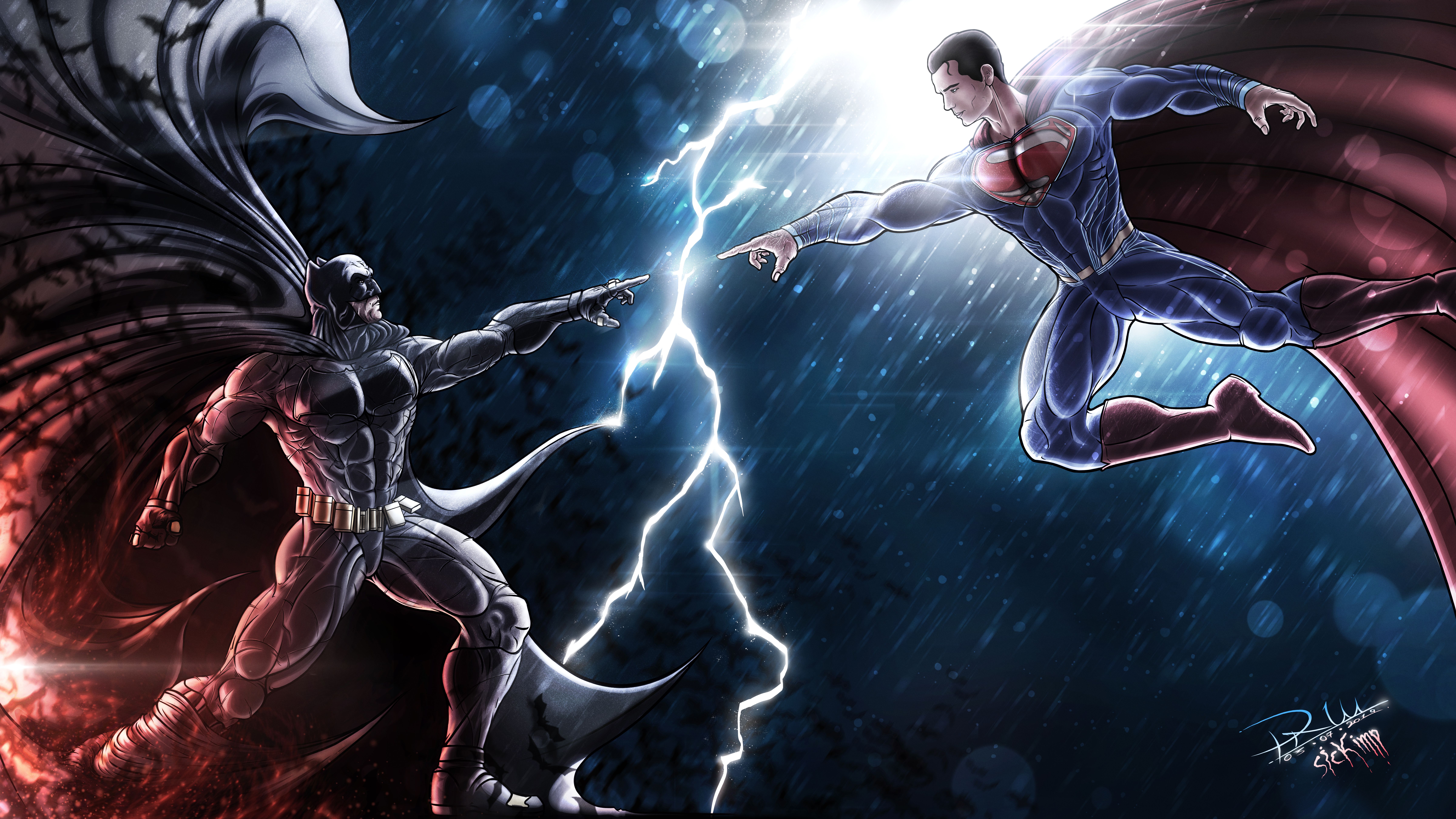 Superman Lightning Wallpaper Free Superman Lightning Background
