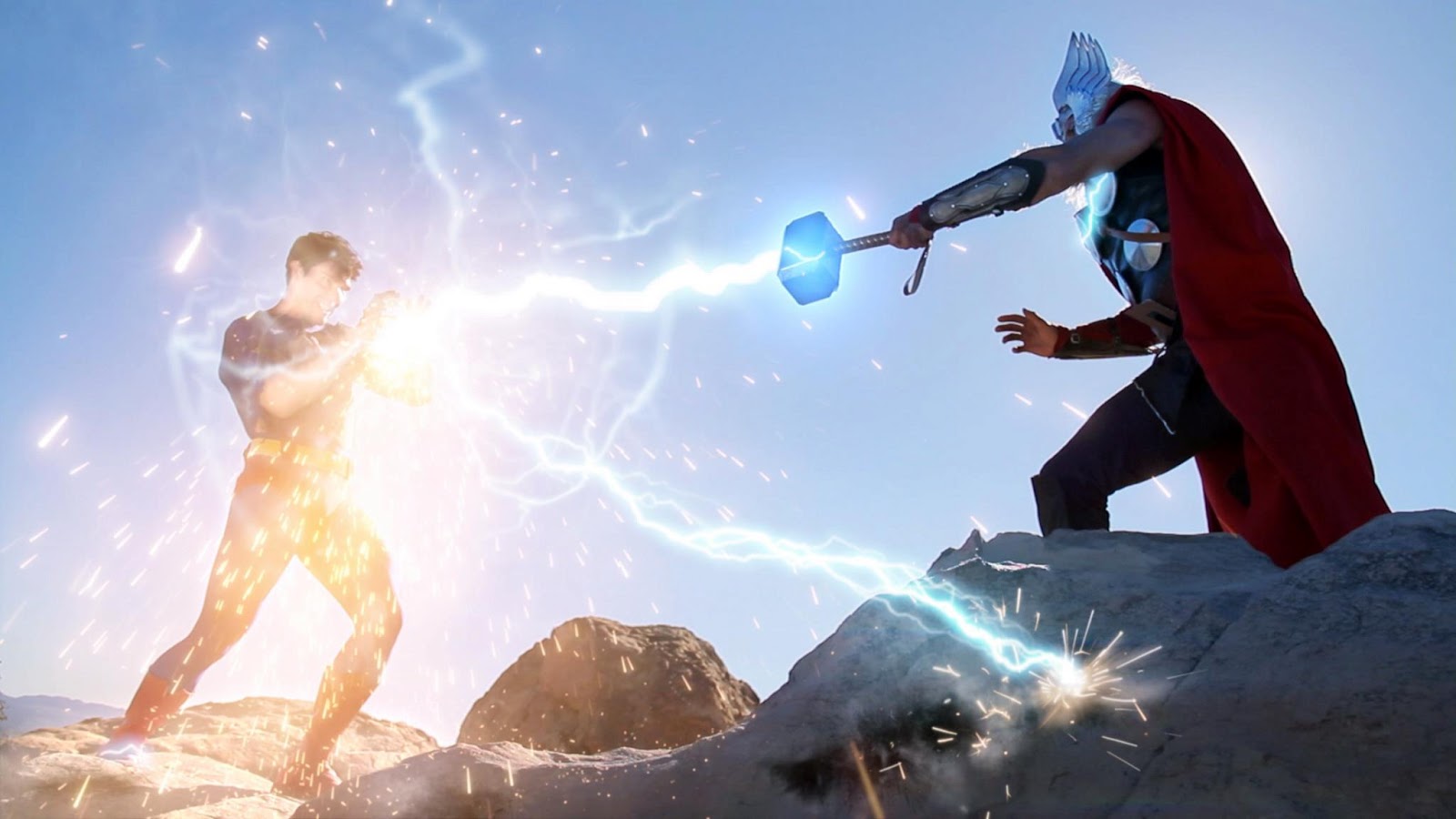 Super Power Beat Down Superman vs. Thor (TV Episode 2013)