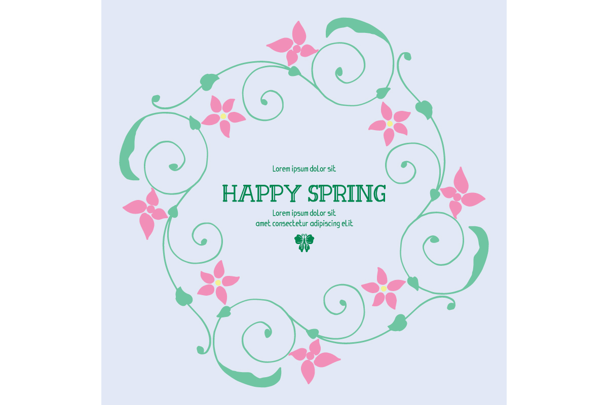 Poster Wallpaper Design for Happy Spring Graphic by stockfloral · Creative Fabrica